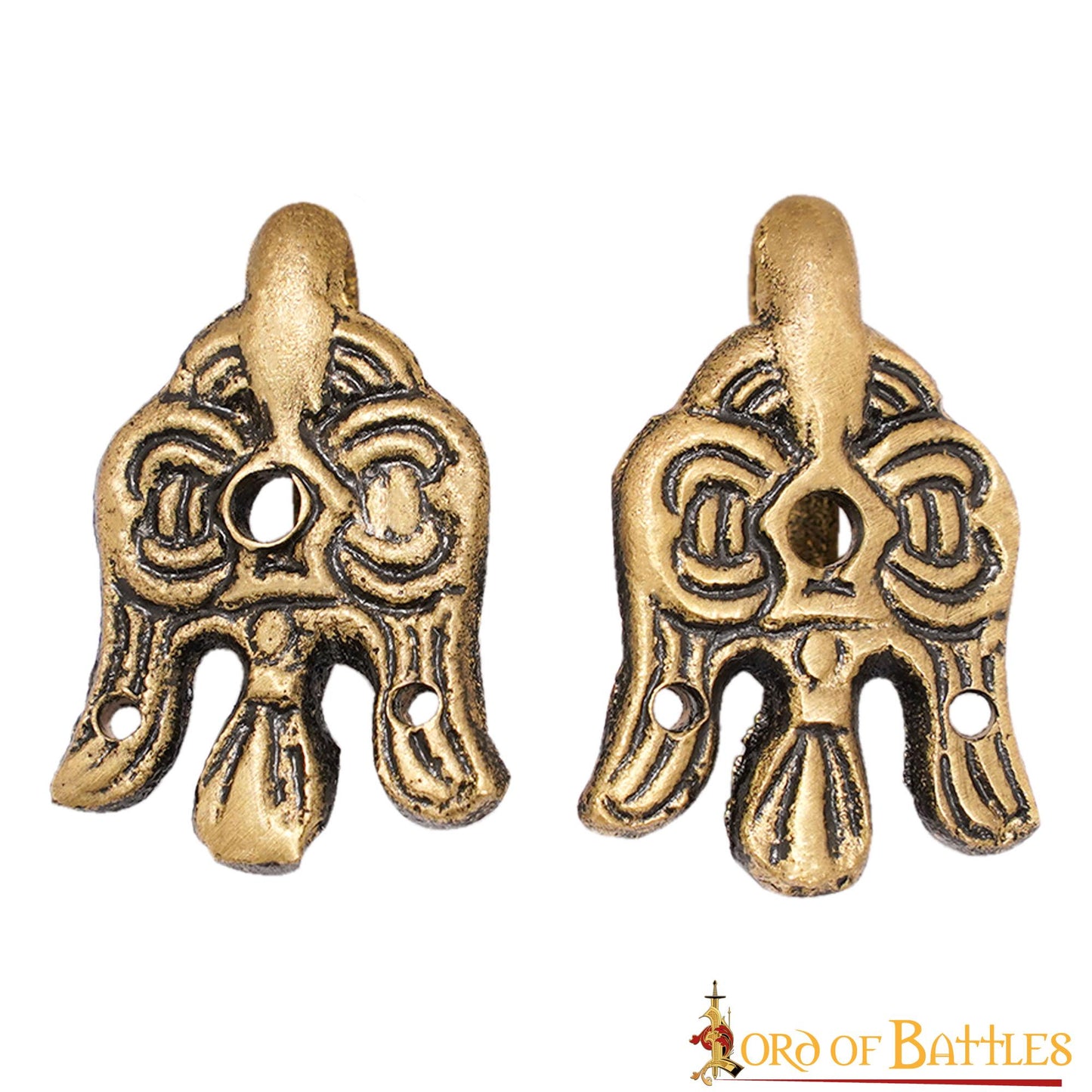 Gancho de Cuervo de Latón Vikingo del Siglo X - 3 Cm - para Envolturas de Piernas y Winingas - Imagen 9