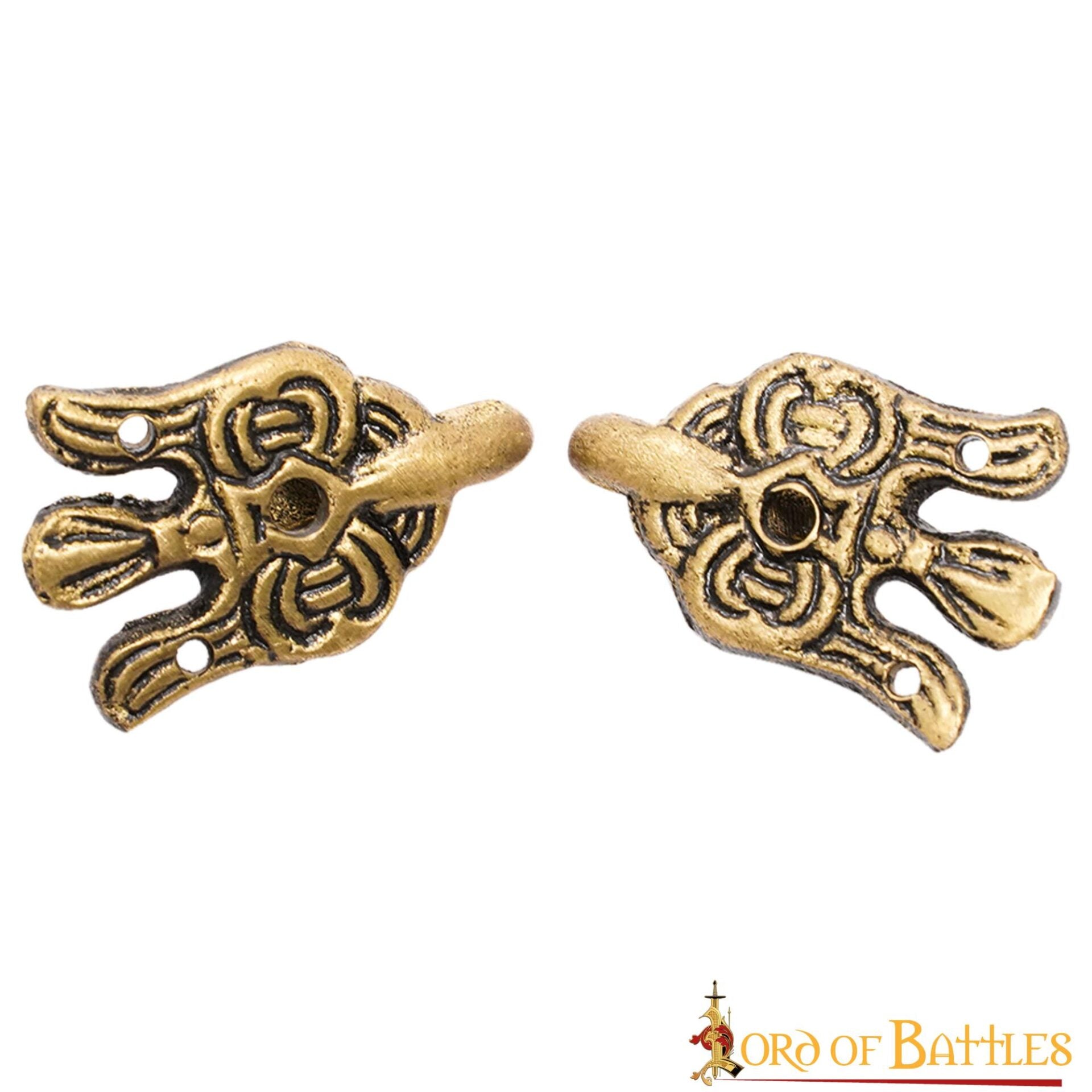 Gancho de Cuervo de Latón Vikingo del Siglo X - 3 Cm - para Envolturas de Piernas y Winingas - Imagen 10