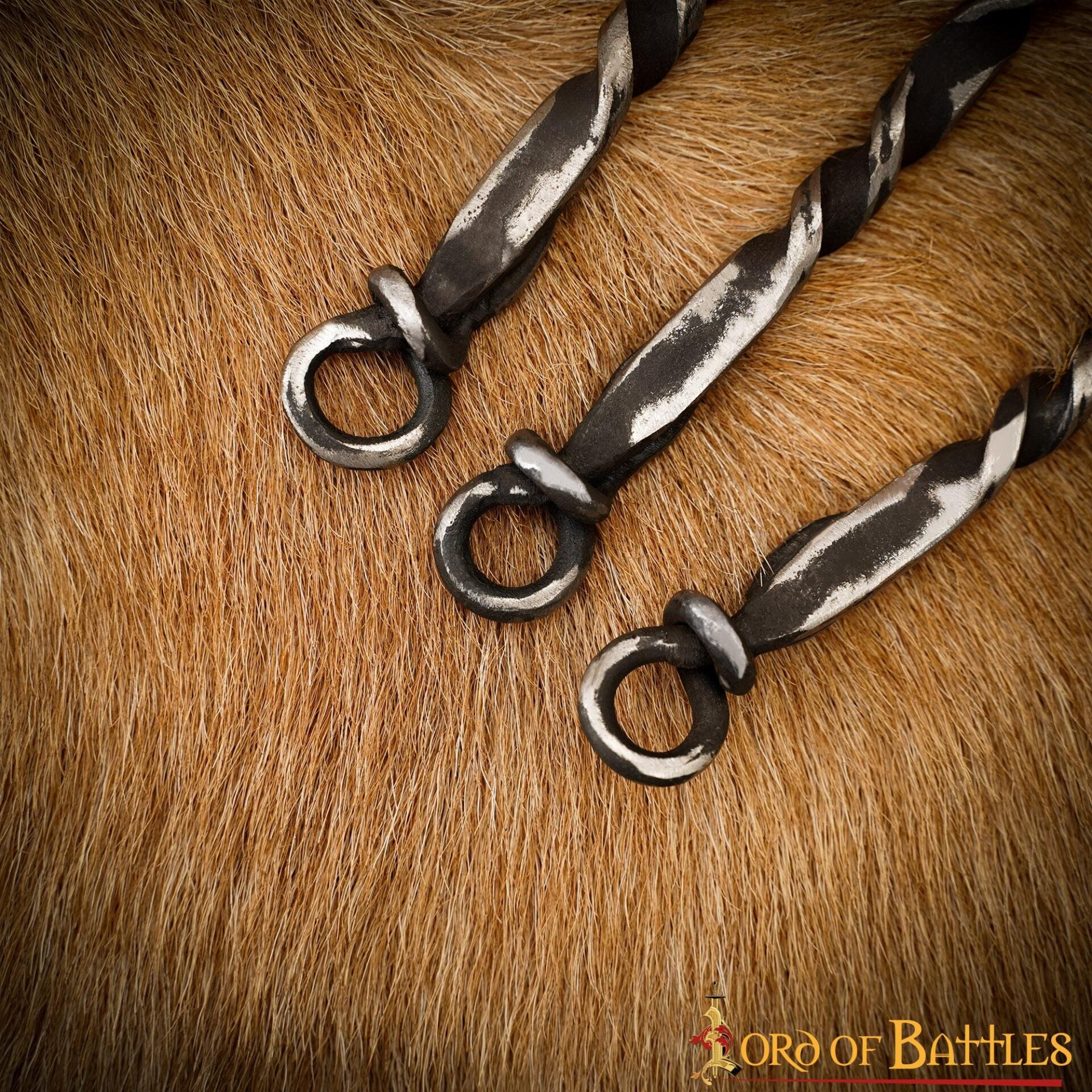 Juego de Cubiertos Rústicos Forjados a Mano - Imagen 9