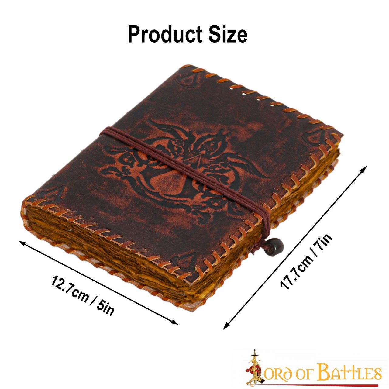 Diario para el Credo de Asesino Diario de Cuero Auténtico Hecho a Mano - Imagen 3