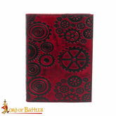 Steampunk Journal Agenda de Piel Auténtica Hecha a Mano - Imagen 2