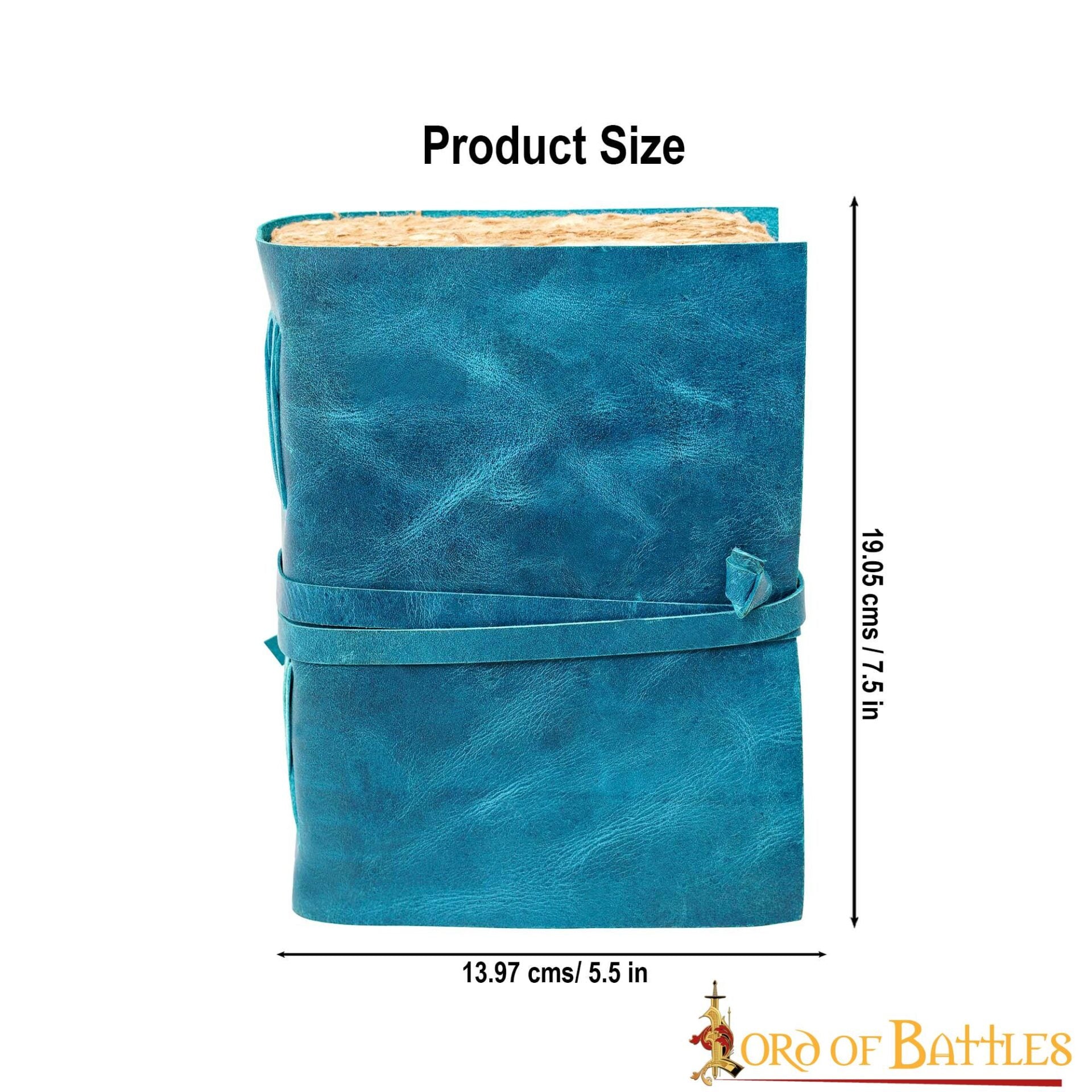 Diario Medieval de Piel Auténtica Hecho a Mano - Imagen 14