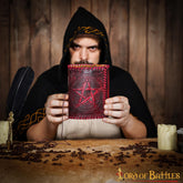 Diario Medieval Hecho a Mano Diario de Piel Auténtica Hecho a Mano - Imagen 10