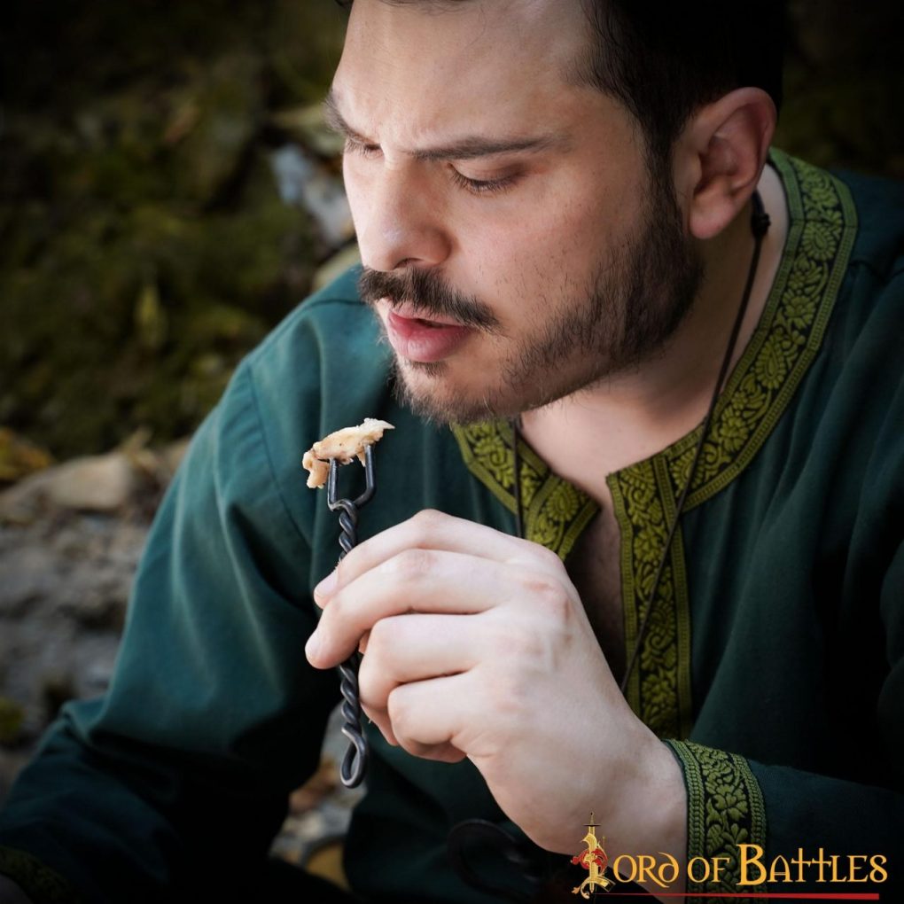 Juego de Cubiertos Rústicos de Acero Inoxidable Funcionales para Campamento - Imagen 7