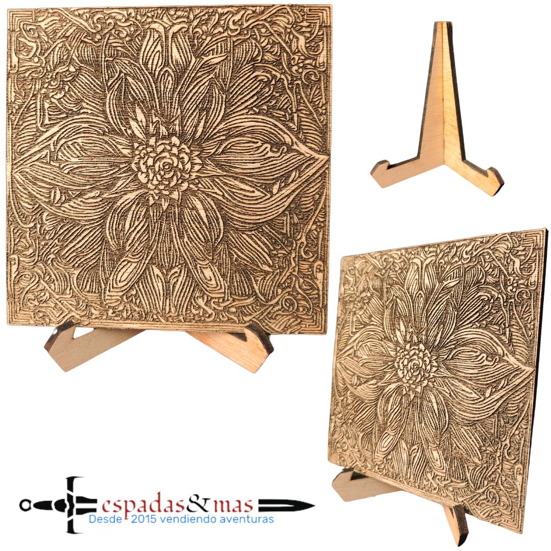 Imagen de Cartel grabado estilo floral 1 parte de nuestra colección en Espadas y más, sitio oficial.