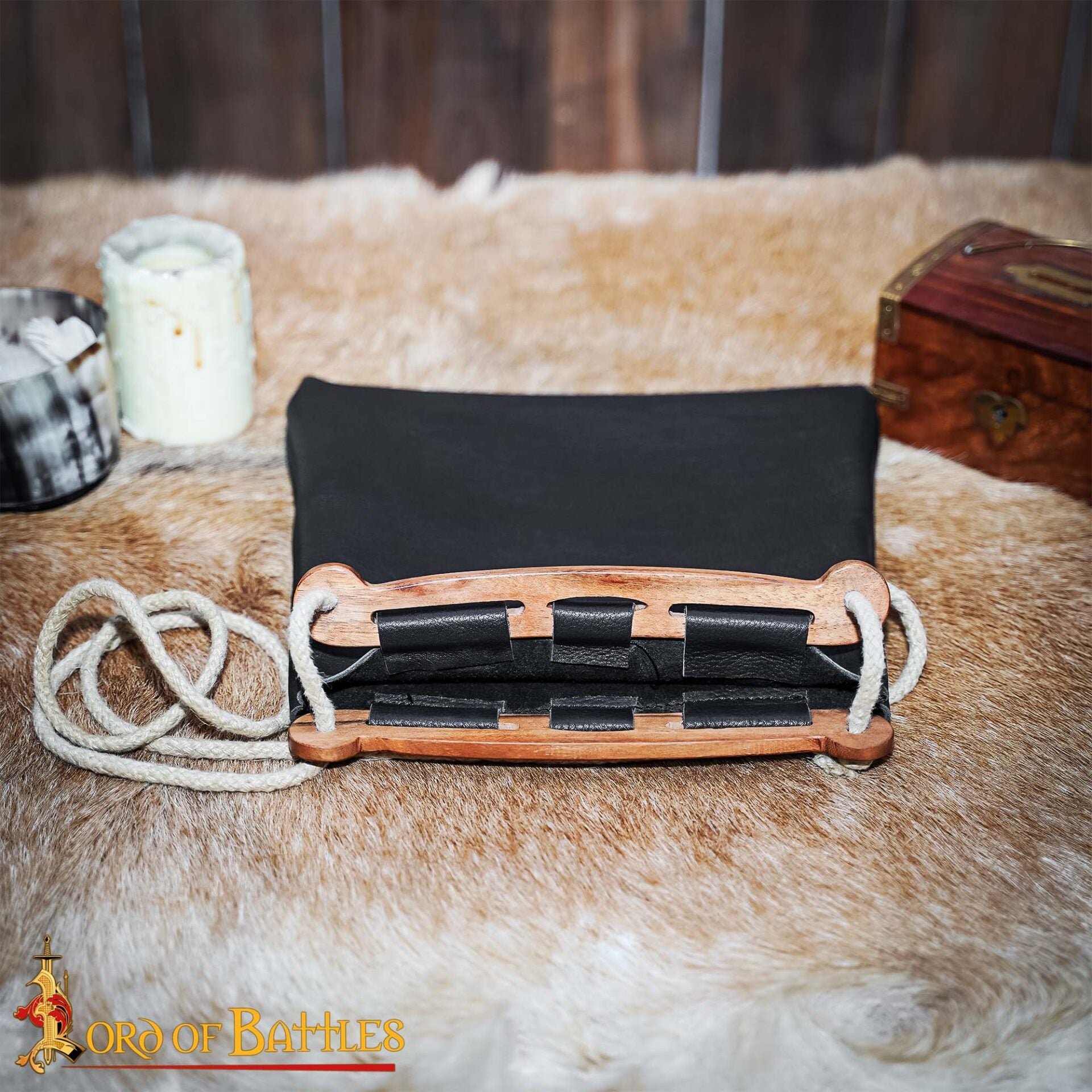 Bolso de Piel Hedeby de Inspiración Histórica Vikinga - Imagen 8