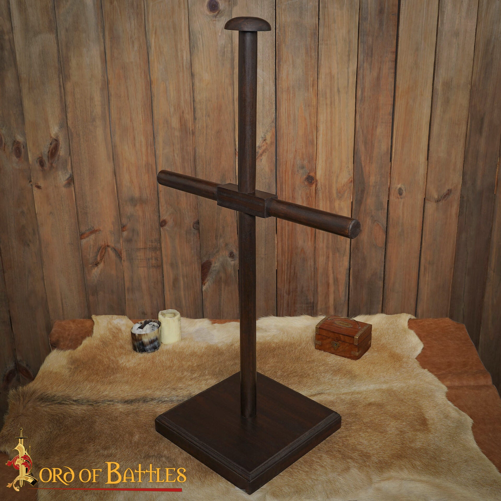 Soporte para Armadura de Madera Auténtica - Imagen 10