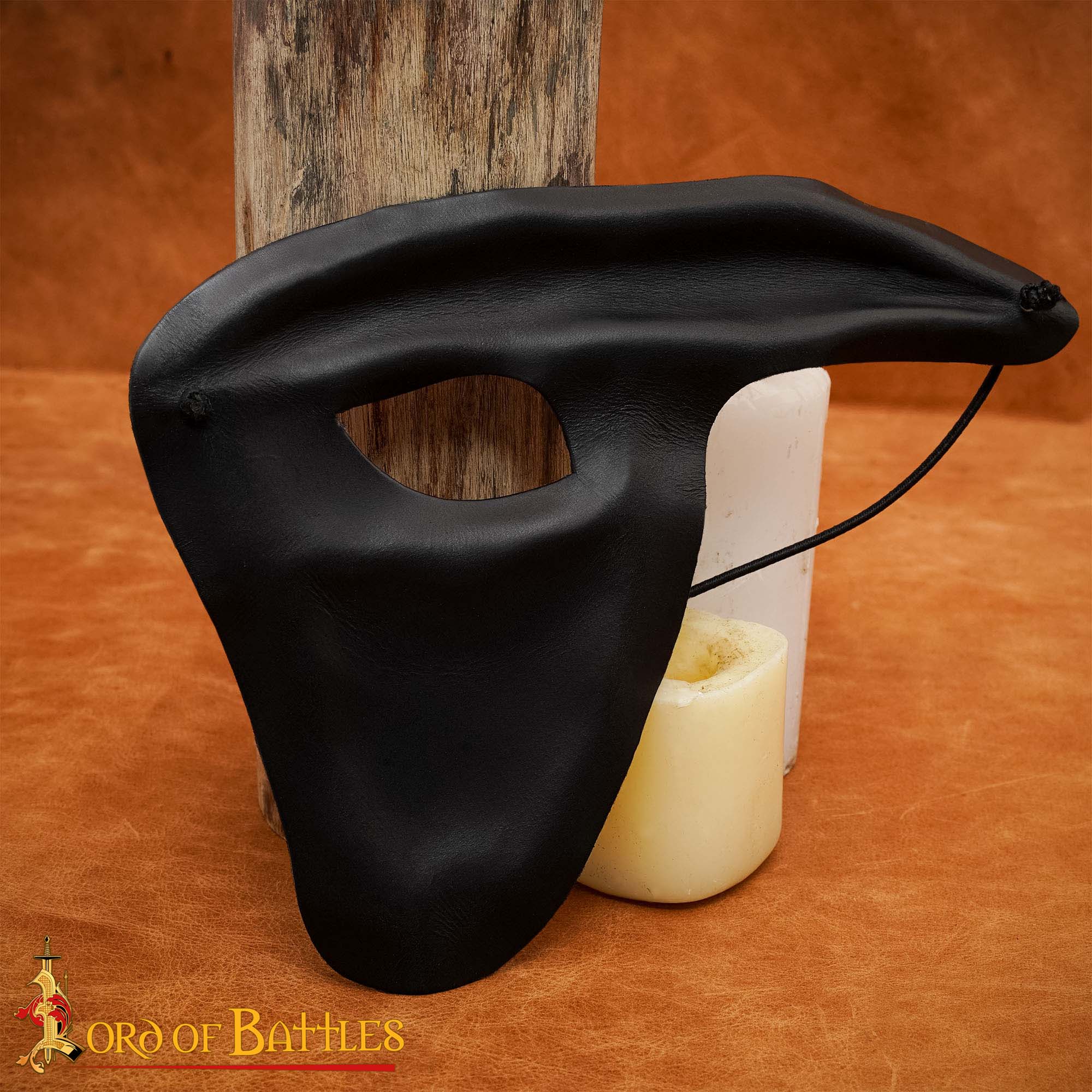 Parche / Máscara de Cuero de Villano de Ópera Fantástica - Imagen 5