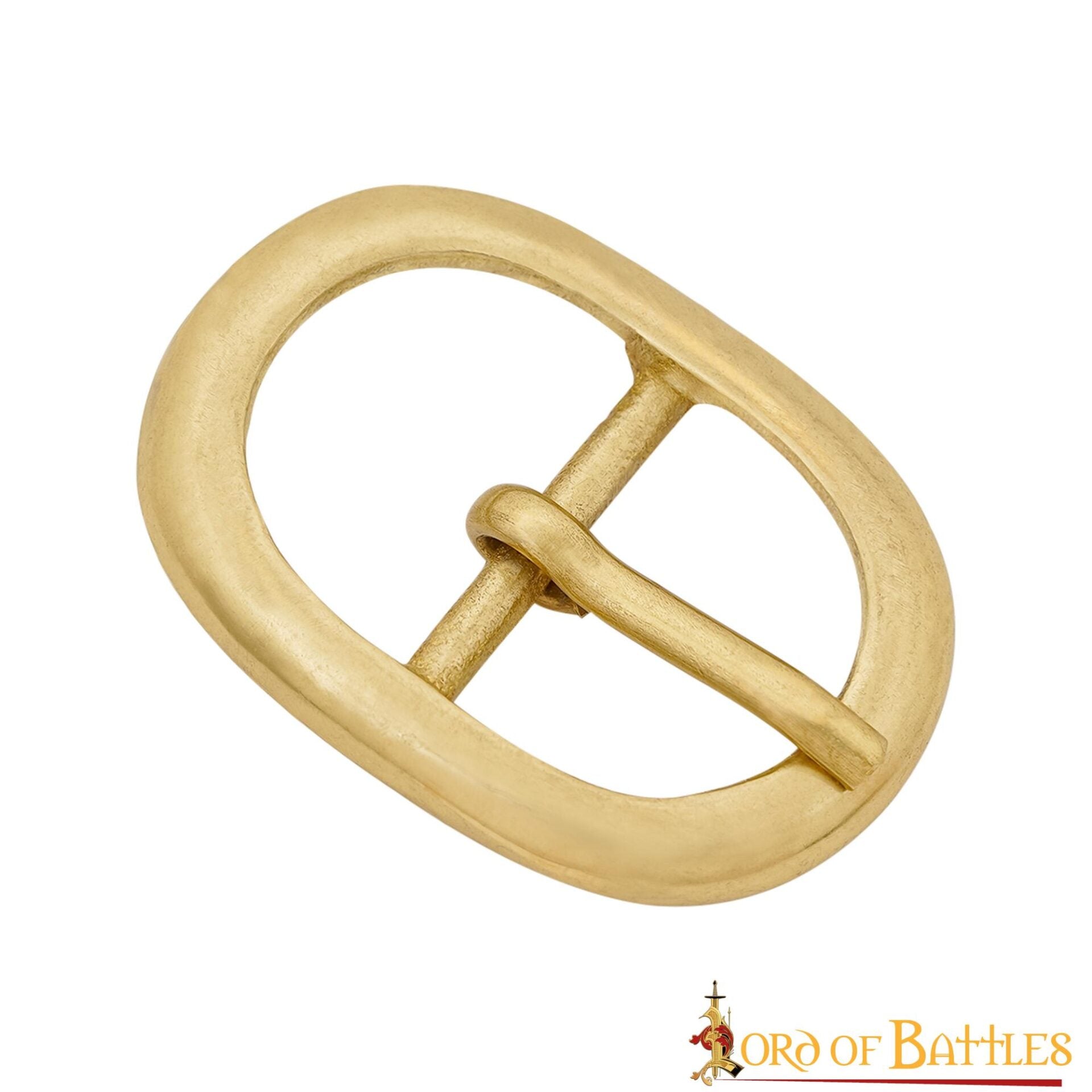 Juego de Hebillas de Cinturón Medievales Ovaladas de Latón (3 Piezas) - para Marroquinería, Prendas de Vestir y Accesorios - Imagen 8