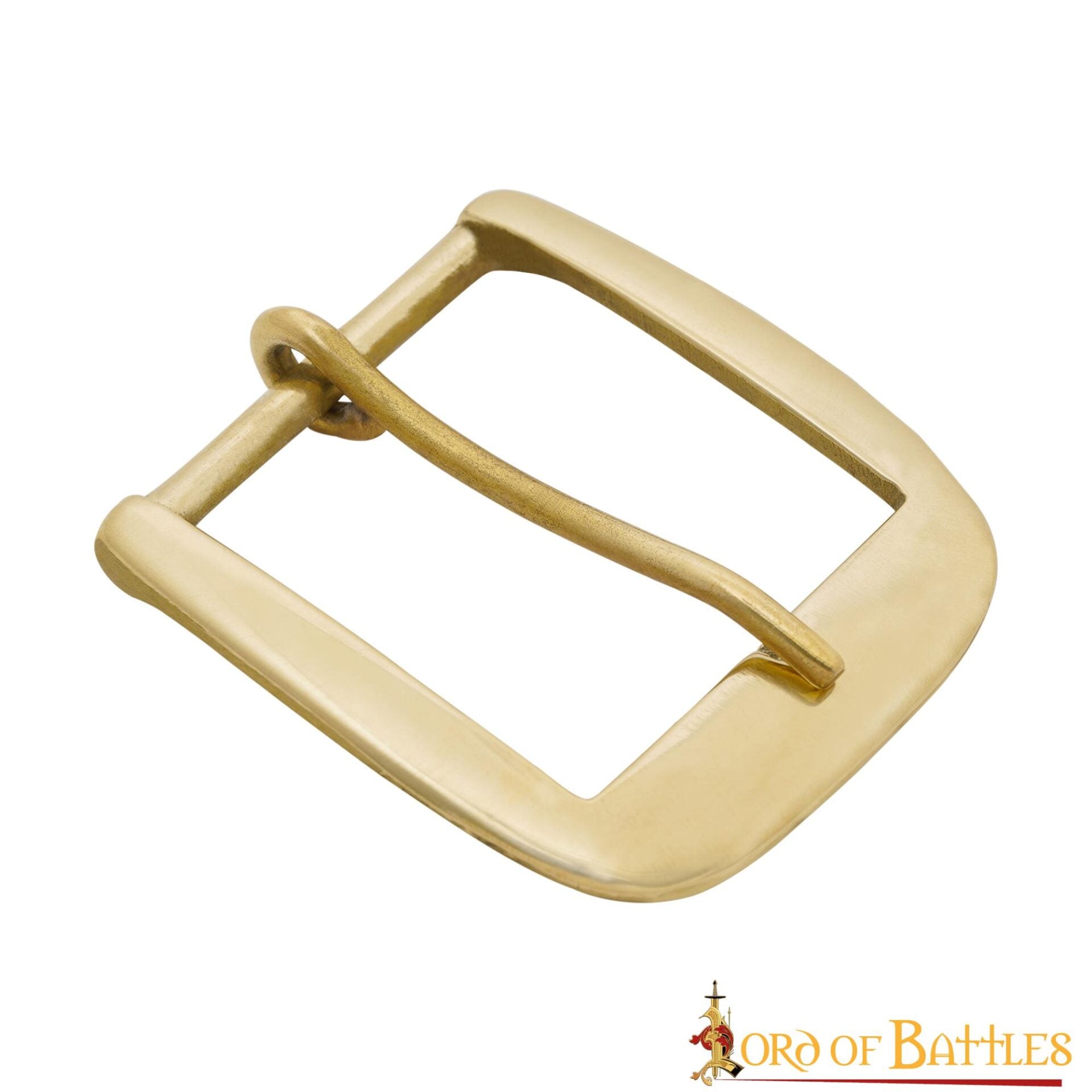 Hebilla Medieval de Latón para Cinturón - Marco Ancho para Marroquinería Histórica - Imagen 7