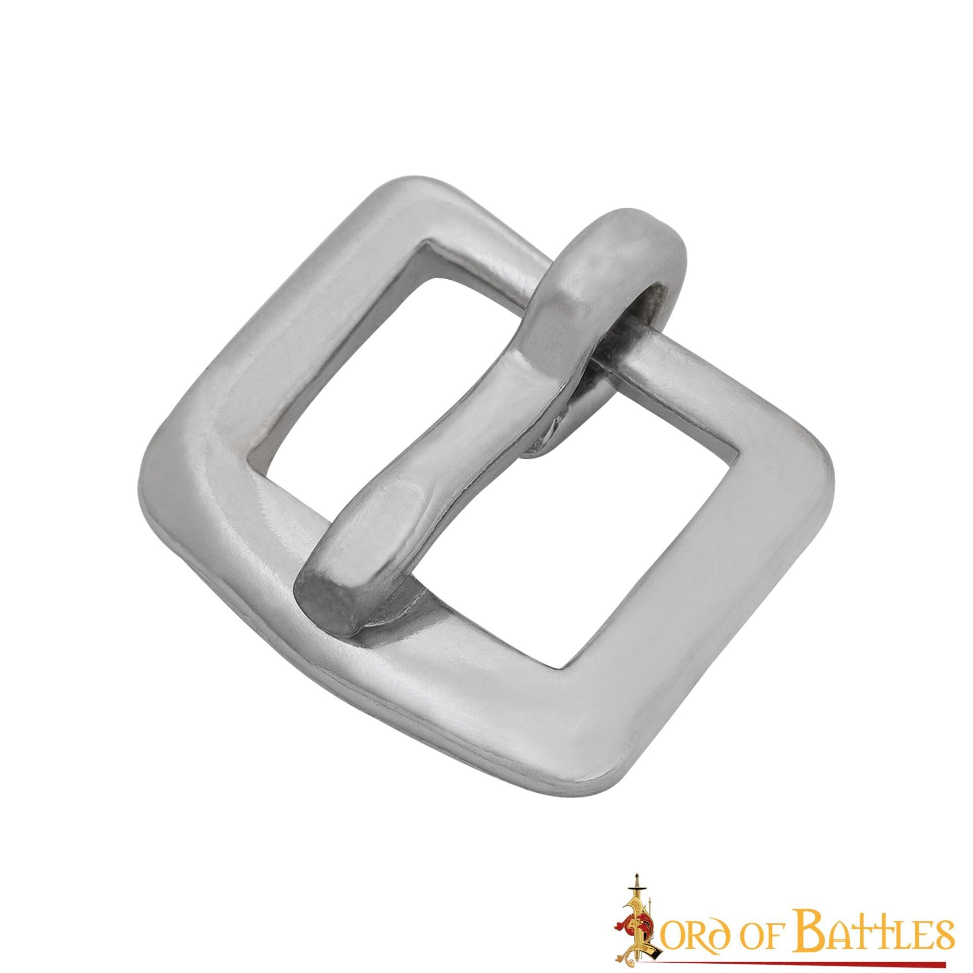 Hebillas Medievales Niqueladas del Siglo Xiv - Juego de 3 Cierres de Acero para Cinturones, Armaduras y Artesanía de Cuero - Imagen 8