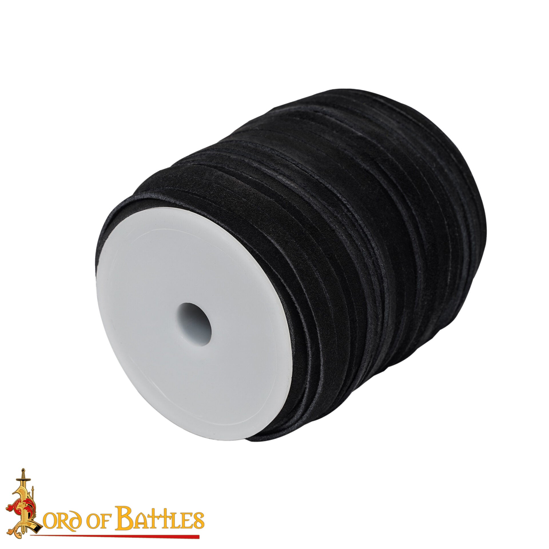 Carrete de Cordón de Cuero de 50 M, Negro - Imagen 3