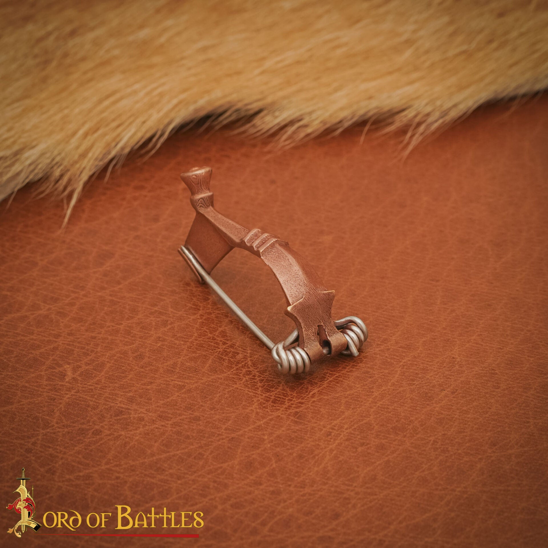 Broche Romano del Peroné de la Rodilla del Siglo Ii-iii Alfiler de Capa de Bronce Fundido a la Cera Perdida - Imagen 4