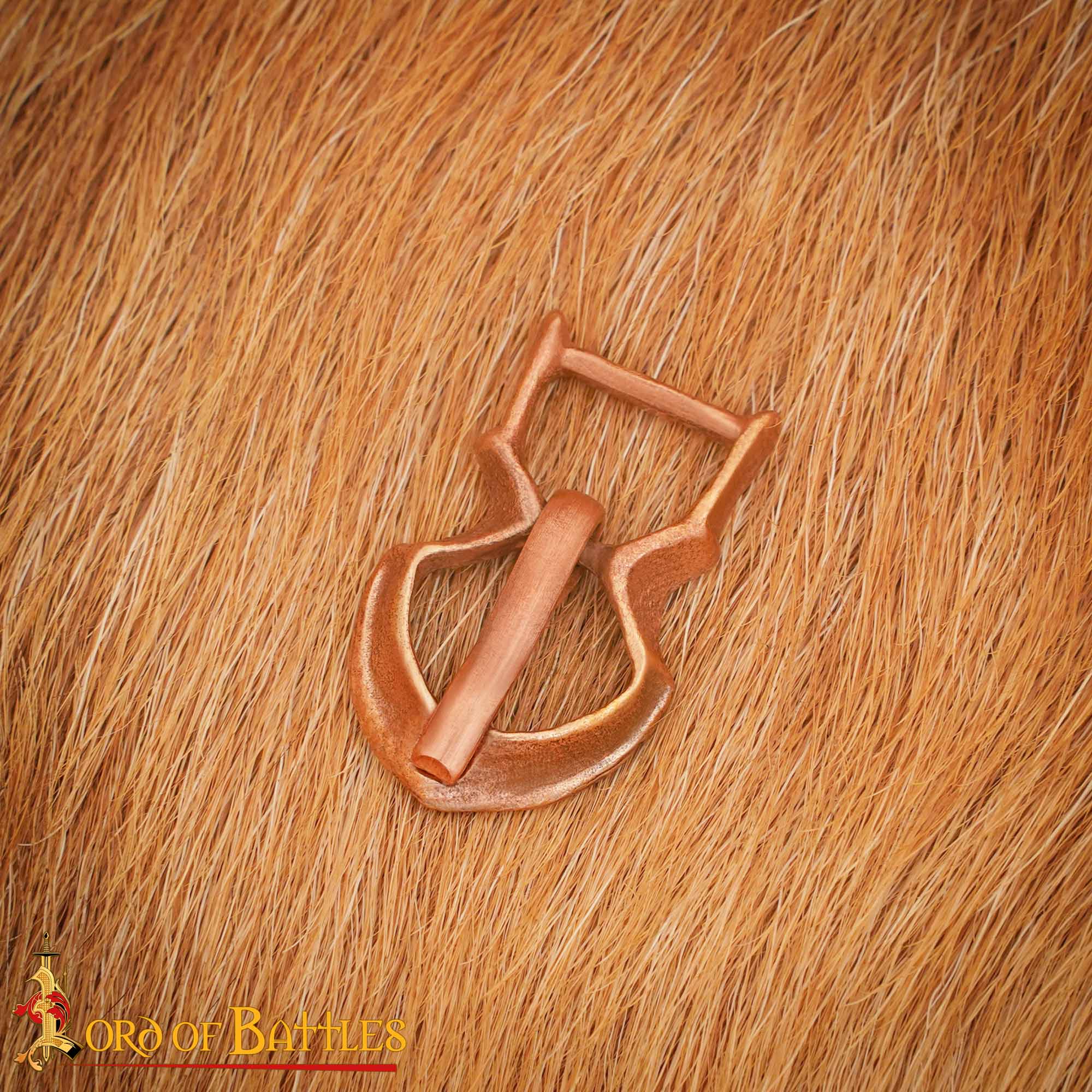 Hebilla Medieval Pequeña de Bronce Fundido a la Cera Perdida - Imagen 4