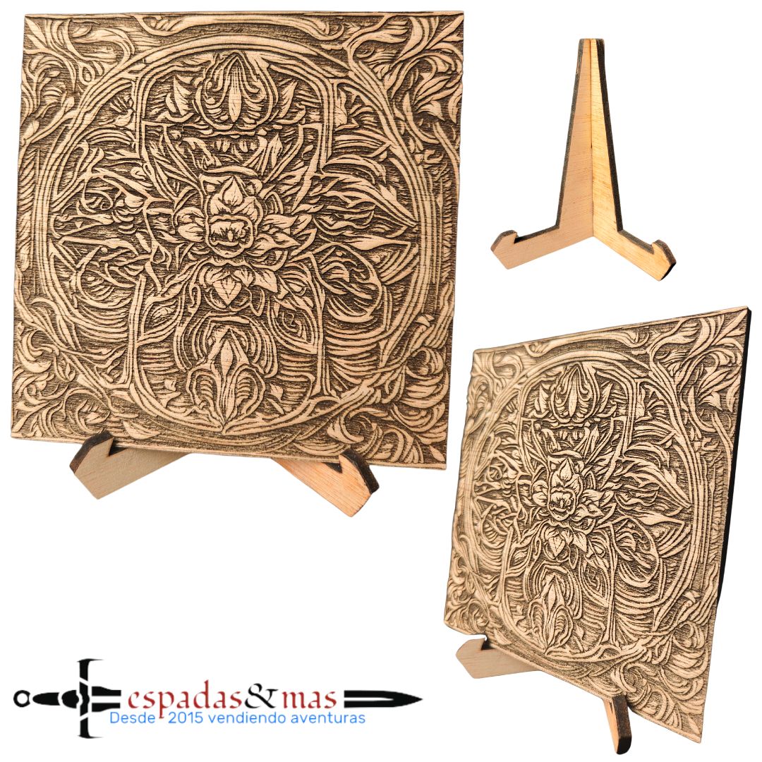 Imagen de Cartel grabado estilo floral 4 parte de nuestra colección en Espadas y más, sitio oficial.