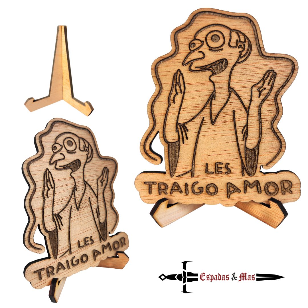 Cartel Les Traigo Amor