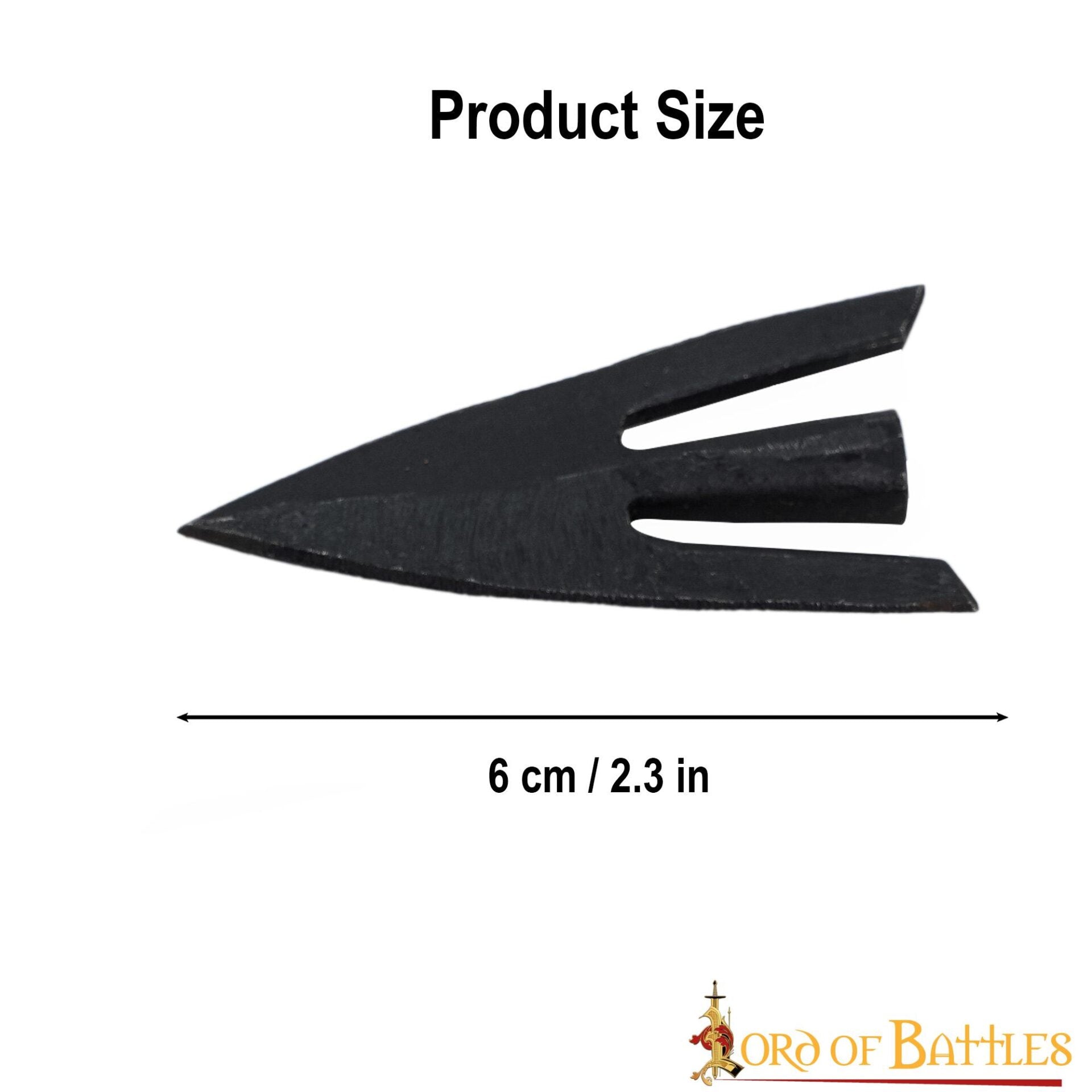 Punta de Flecha Medieval de Cola de Golondrina 3 Piezas - Imagen 8