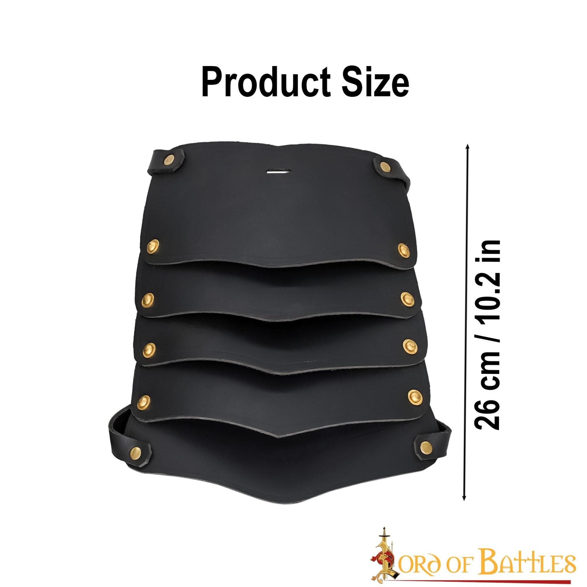 Fantasía Vikingo Pauldrons Cuero con Cinturones de Cuero Ajustables - Imagen 3