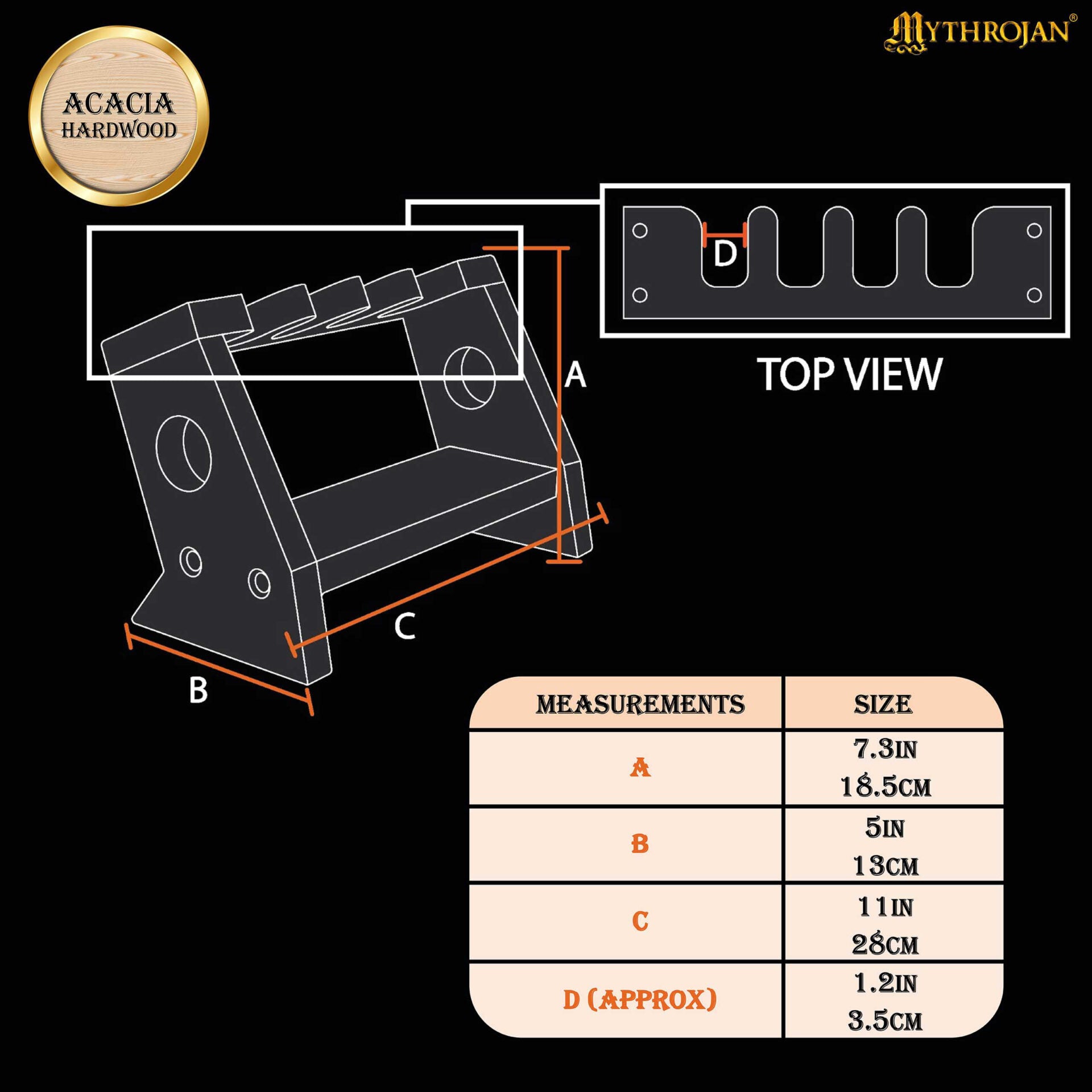 Soporte de Madera para Armas - Imagen 3