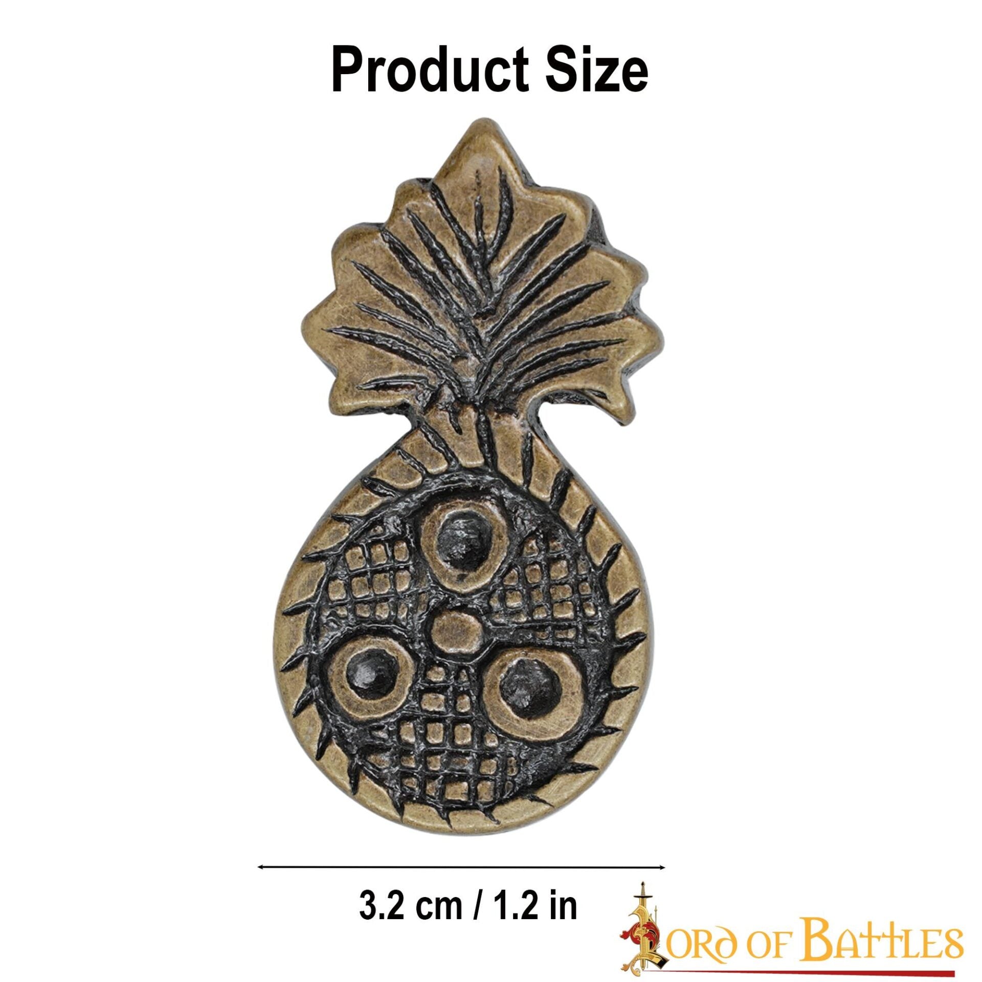 Conchos de Latón Antiguo para Cinturón - Adornos para Cinturón (juego de 5) - Imagen 9