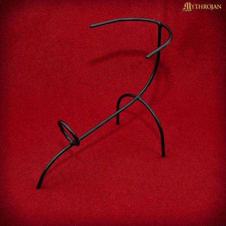 Mythrojan Forjado a Mano para Beber Ale Horn Rack Mead Horn Stand - Imagen 4