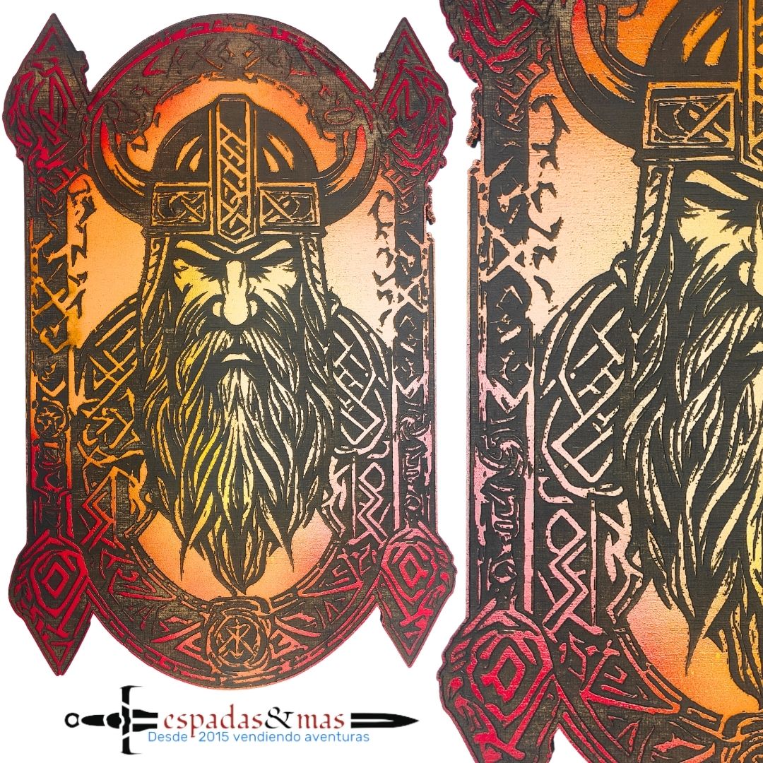 Viking face painting 1