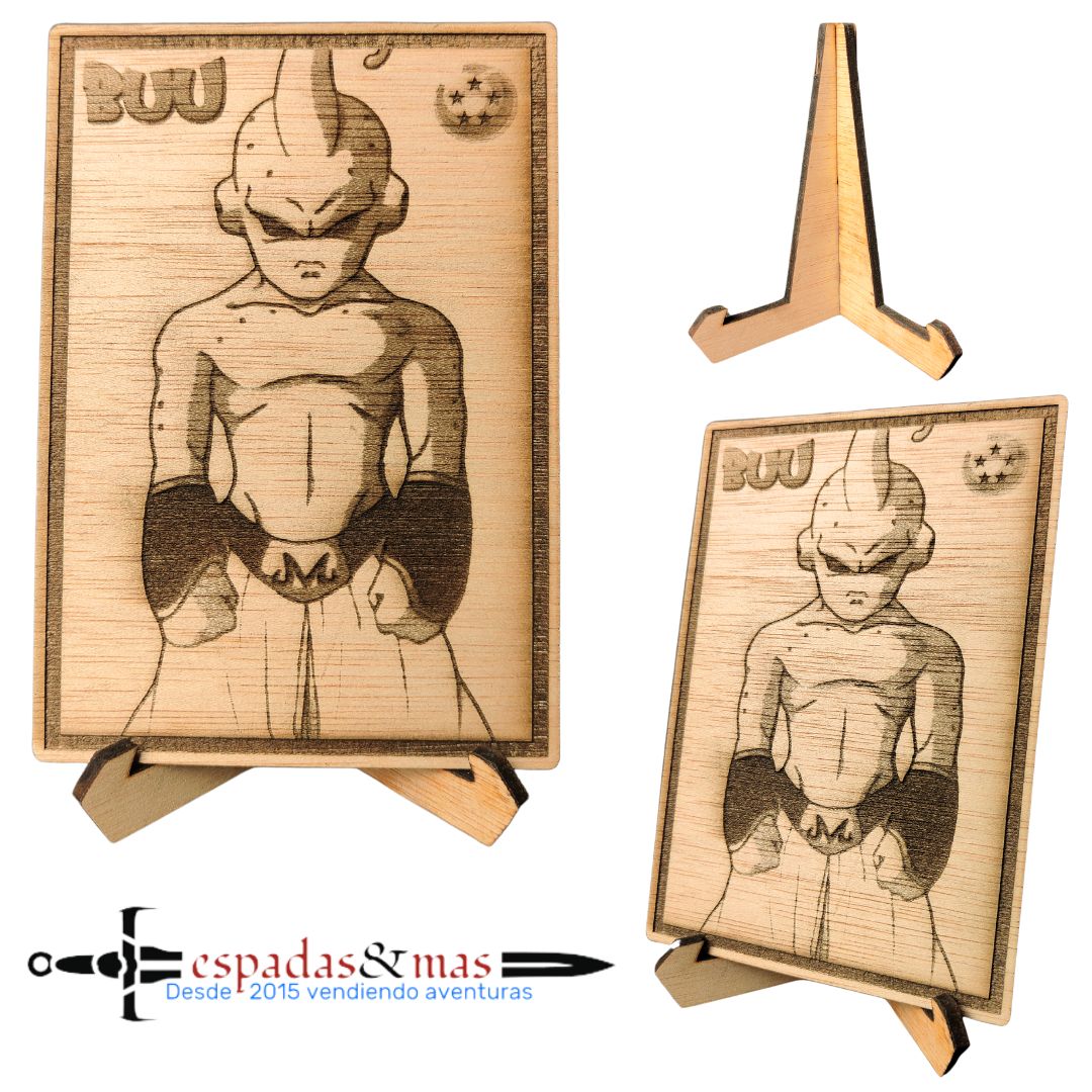 Imagen de Cartel Majin Buu parte de nuestra colección en Espadas y más, sitio oficial.