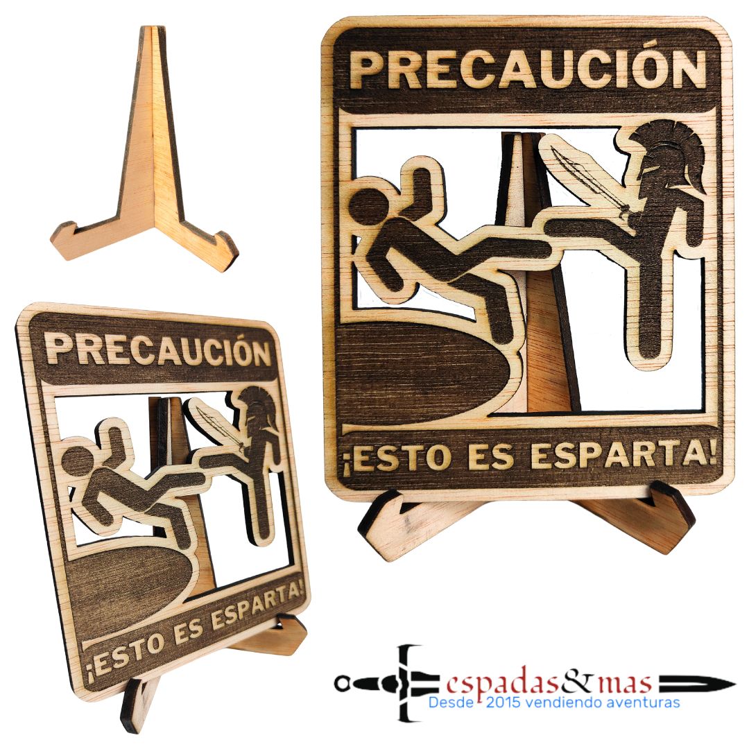 Imagen de Cartel Esto es Esparta parte de nuestra colección en Espadas y más, sitio oficial.