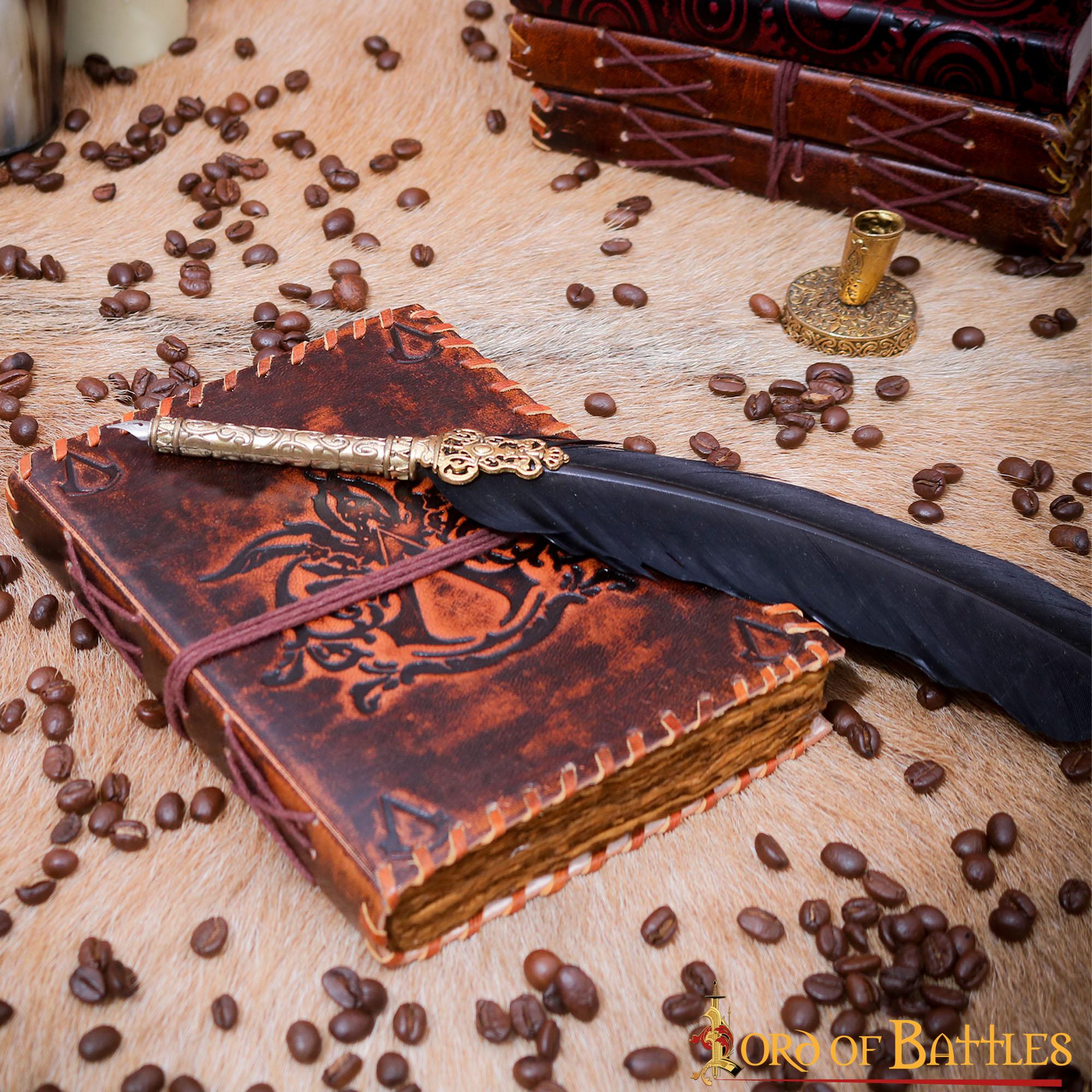 Diario para el Credo de Asesino Diario de Cuero Auténtico Hecho a Mano - Imagen 5