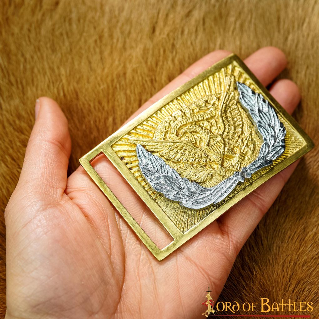 Hebilla de Cinturón de Latón Puro de Oficial de la Unión de la Guerra Civil Americana - Imagen 5