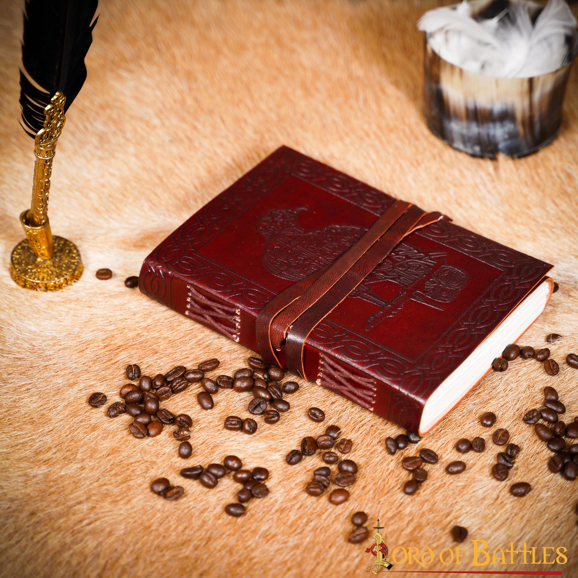 Celtic Eagle Journal Diario de Piel Auténtica Hecho a Mano - Imagen 5