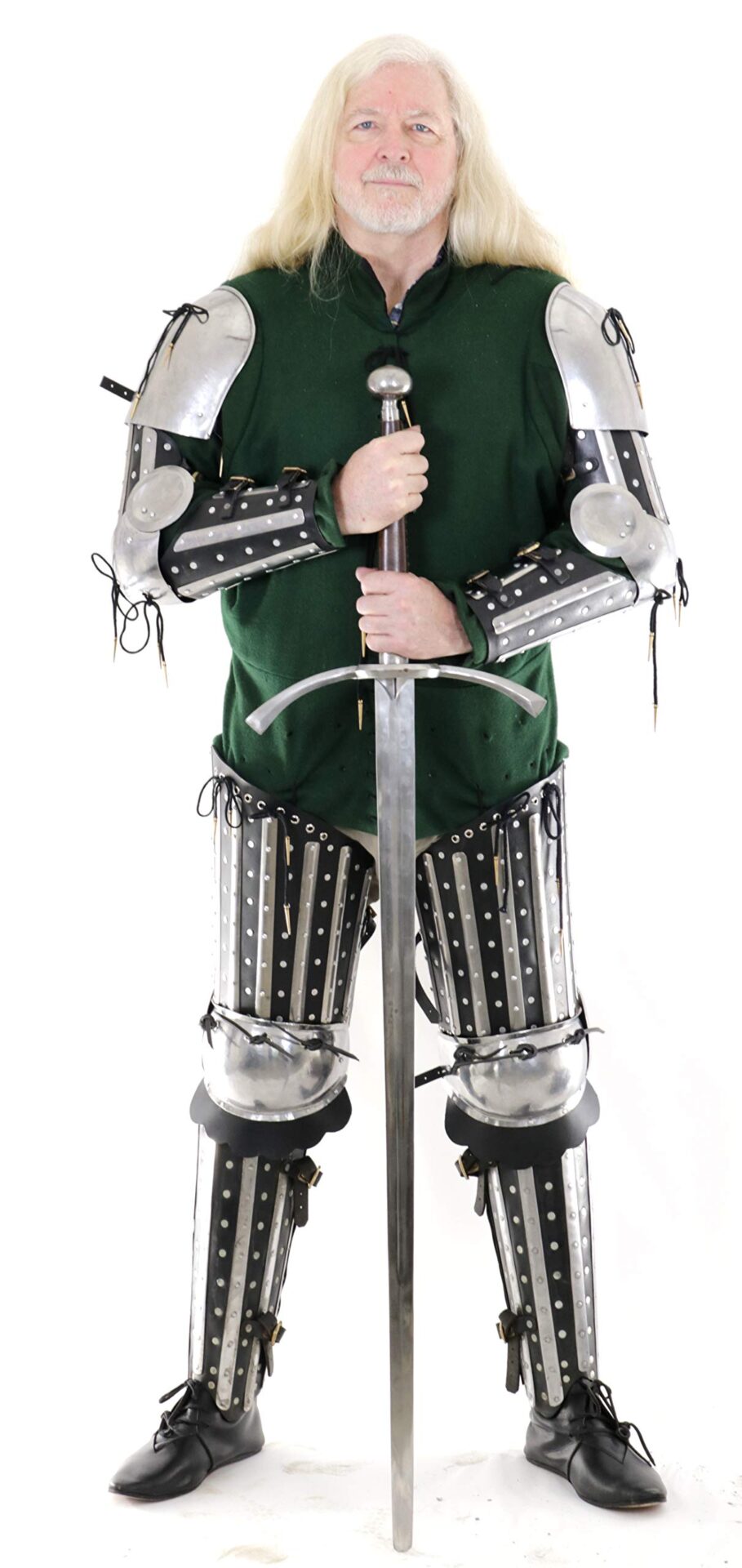 Mythrojan Xiv Century Knight Classic Pauldrons, Calibre 16 - Imagen 4