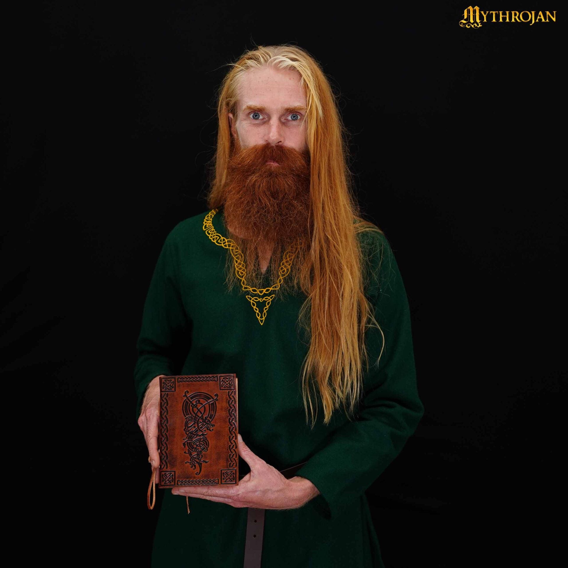 Mythrojan Diario Medieval de Cuero Rústico Vintage Diario - Imagen 4