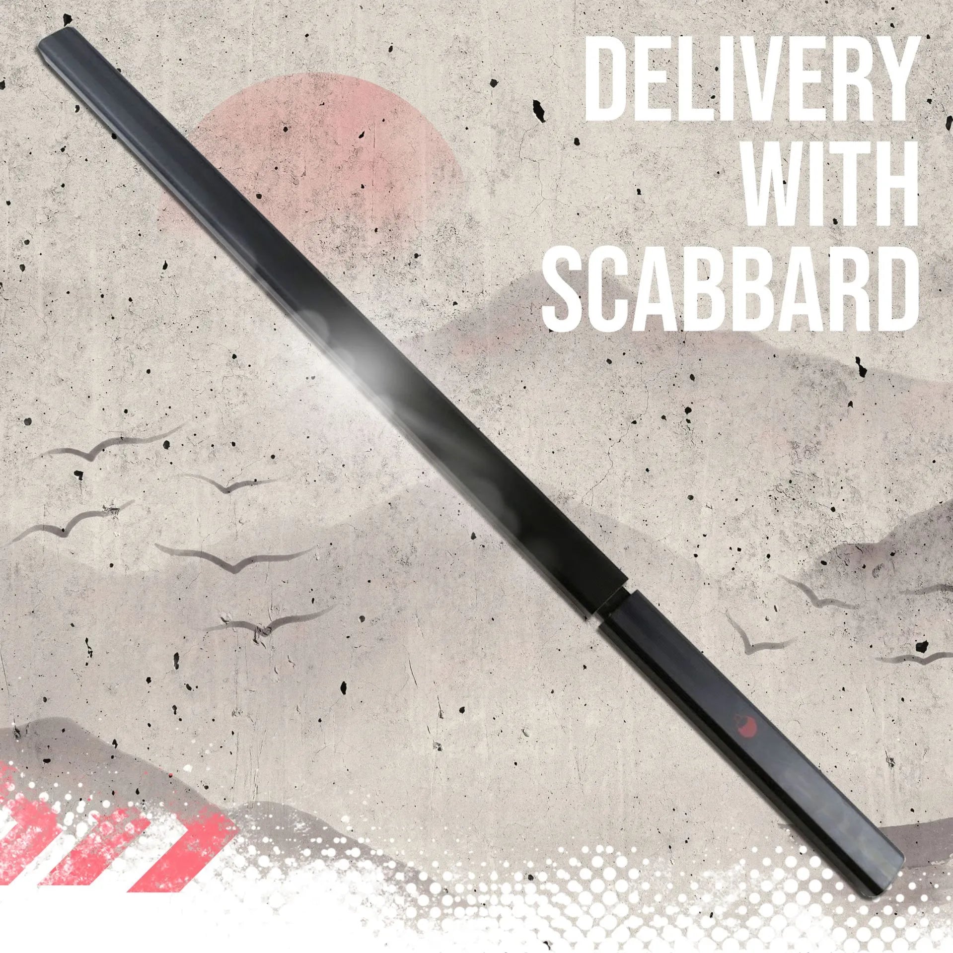 Katana funcional Afilada Negra de Sasuke Uchiha Naruto