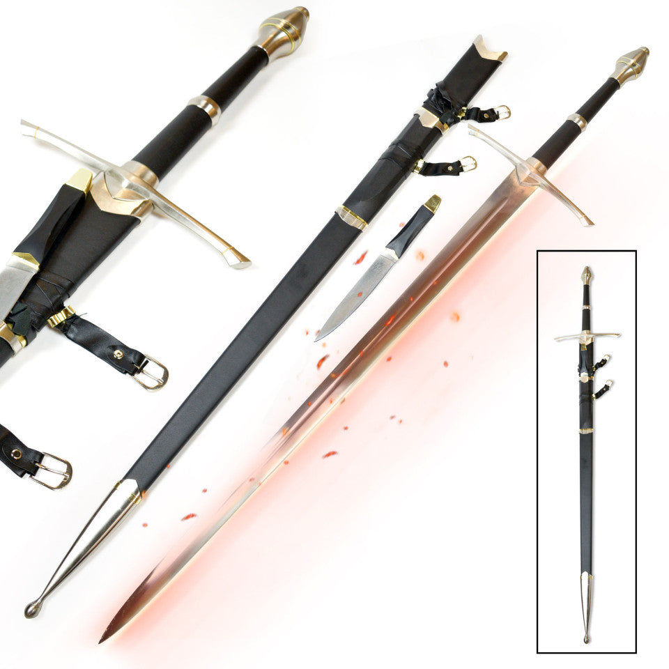 Espada Strider de Aragorn Funcional Afilada El Señor de los Anillos 41211