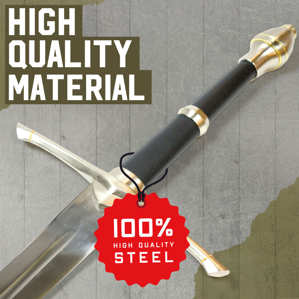 Espada Strider de Aragorn Funcional Afilada El Señor de los Anillos 41211