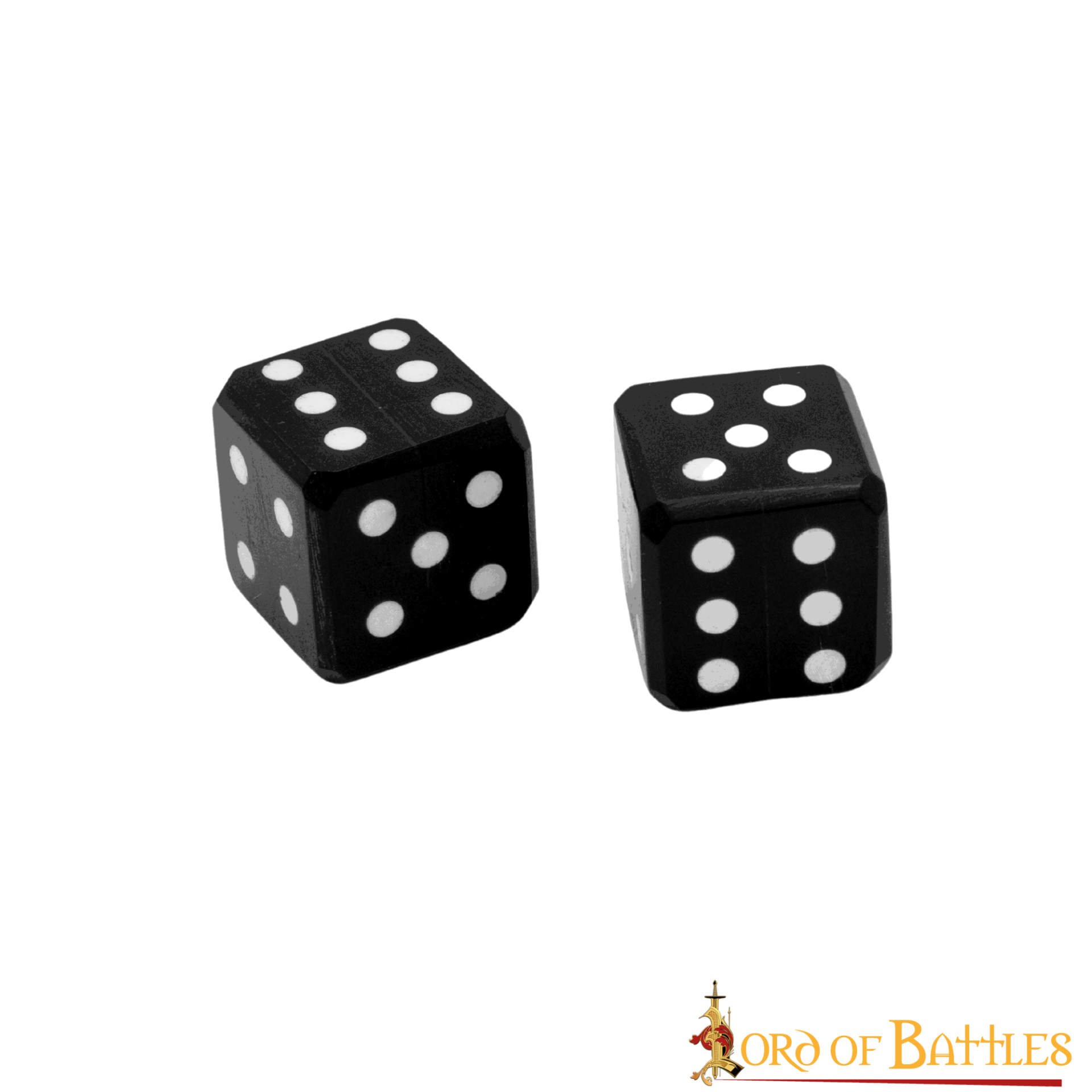 Juego de Dados Artesanales de Cuerno de Búfalo - 6 Piezas | Dados Naturales para Juegos de Rol de Mesa, Coleccionismo y Juegos Históricos - Imagen 9