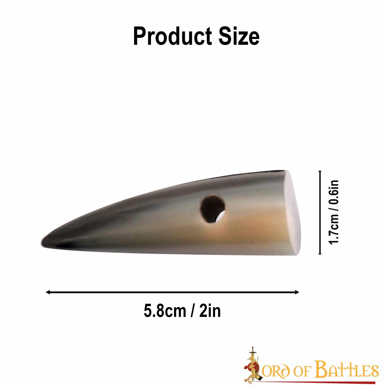 Juego de 5 Botones de Palanca de Cuerno Pulido Estilo Vikingo - Acabado a Mano con Cuerno de Buey Natural - Imagen 14