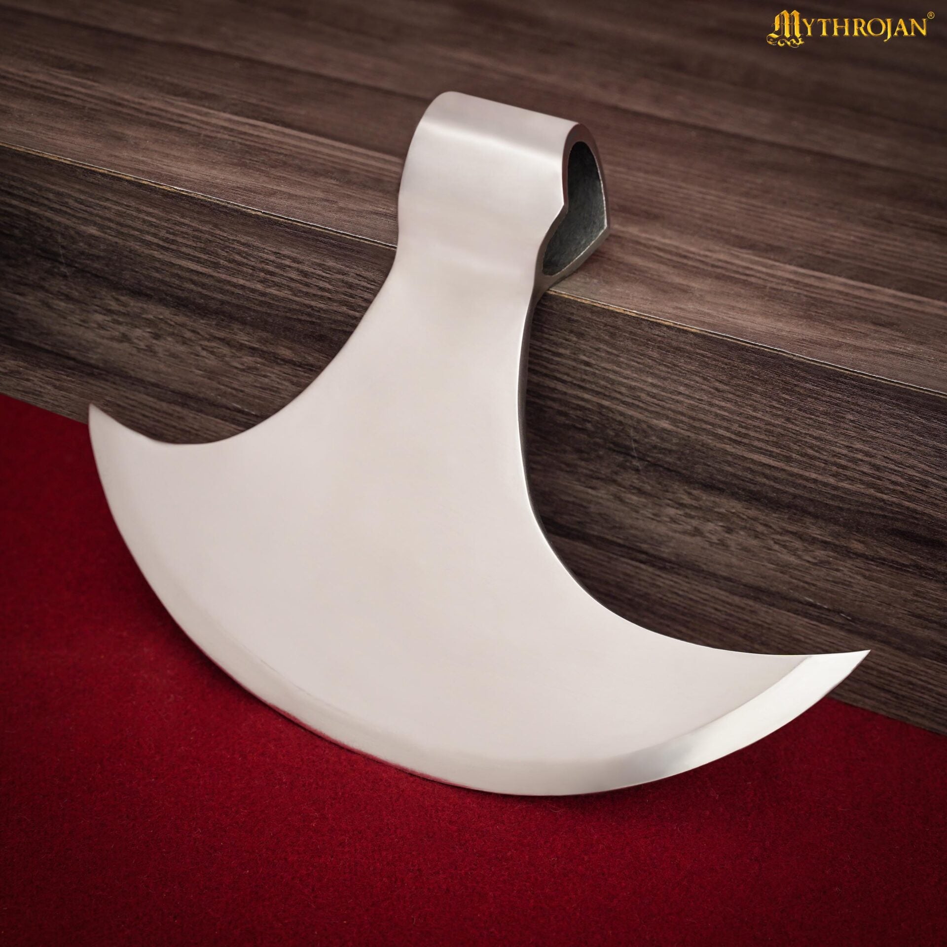 Mythrojan Medieval Vikingo Hacha Batalla Listo Axehead Reenactment Renacimiento Disfraz - Imagen 5