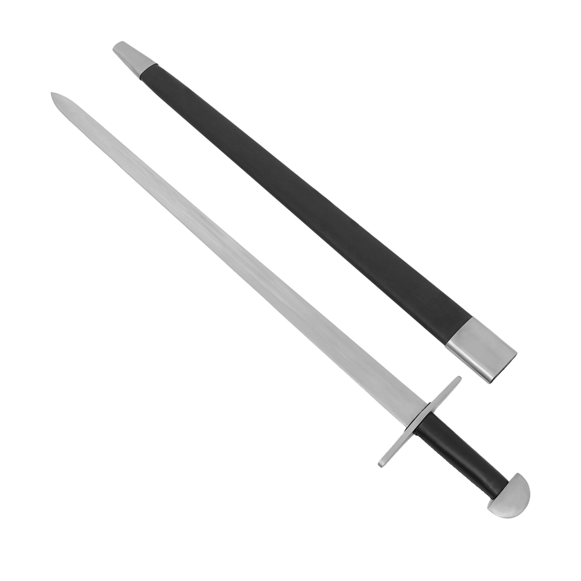 Espada Vikinga Decorativa Forjada a Mano Hoja de Acero Al Carbono con Vaina Ornamental - Imagen 5