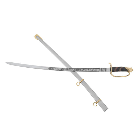 Espada Sable de Caballería de la Guerra Civil de Ee.uu. con Vaina de Acero - Imagen 2