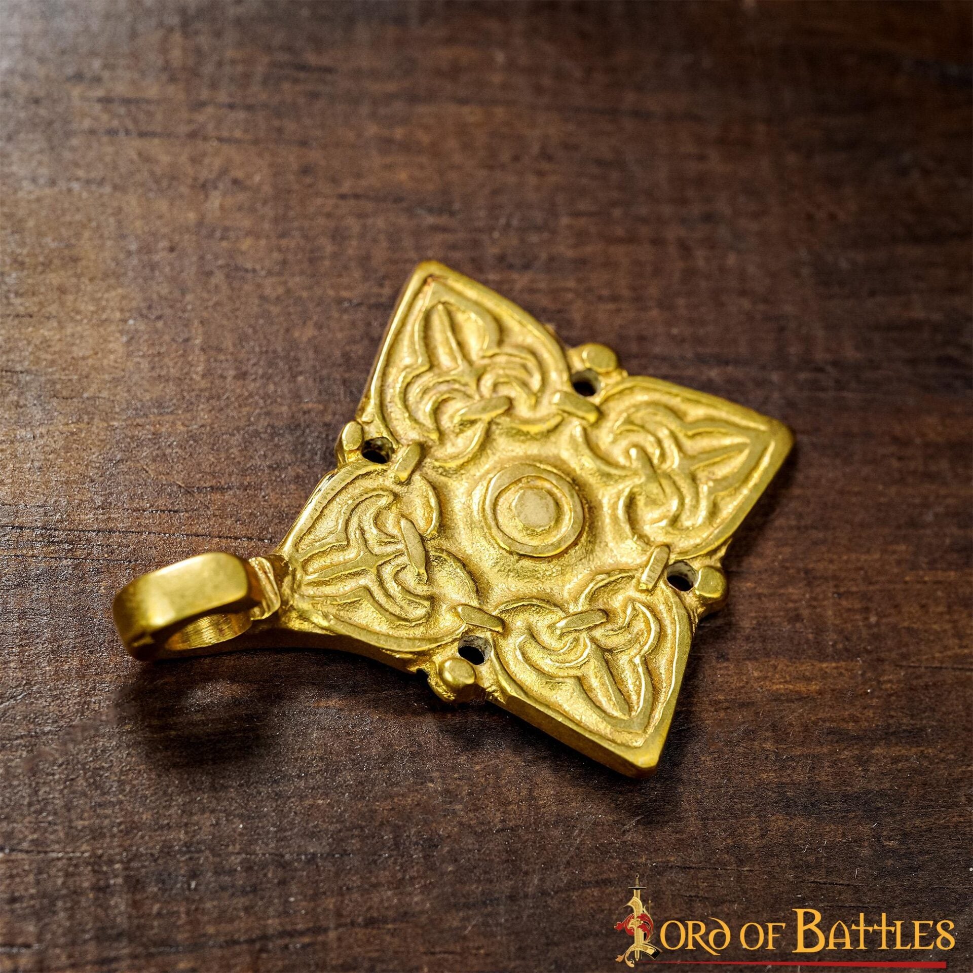 Broche de Latón Fundido para Caftán o Capa Vikinga / Rusa Histórica - Imagen 16