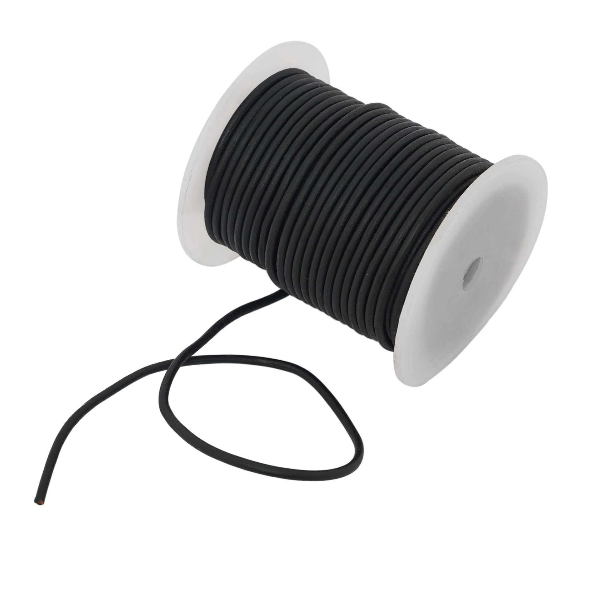 Cordón de Cuero Auténtico Redondo de 2,6 Mm - Imagen 1