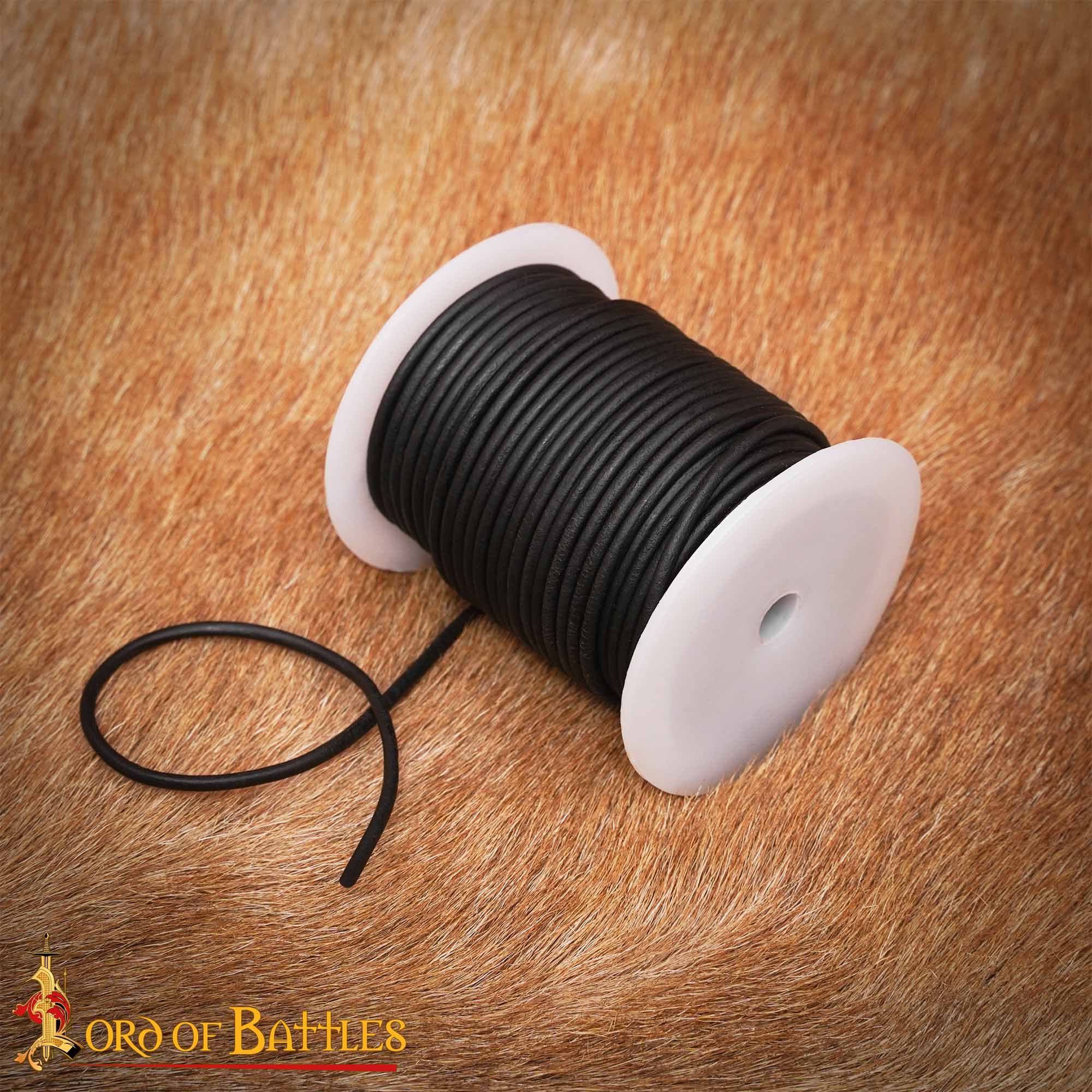 Cordón de Cuero Auténtico Redondo de 2,6 Mm - Imagen 4