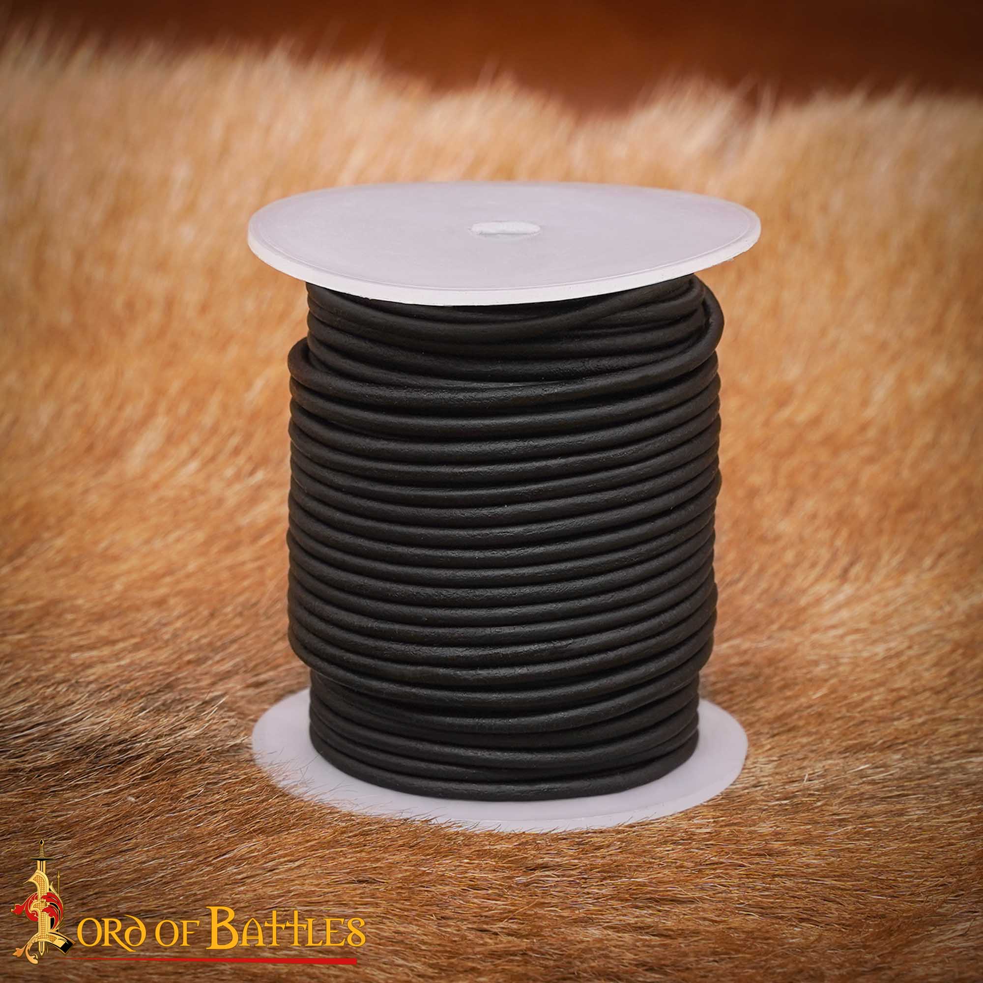 Cordón de Cuero Auténtico Redondo de 2,6 Mm - Imagen 2