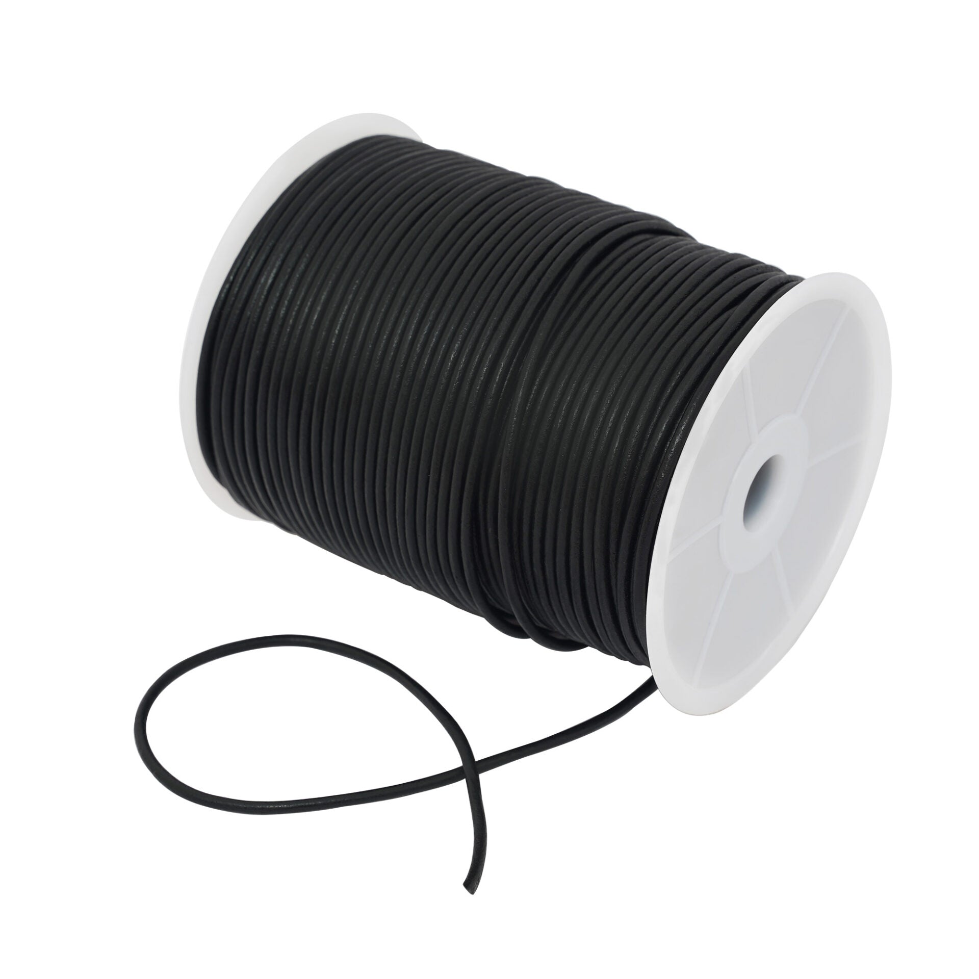 Bobina de 100 Metros de Cordón de Cuero Auténtico - Imagen 1