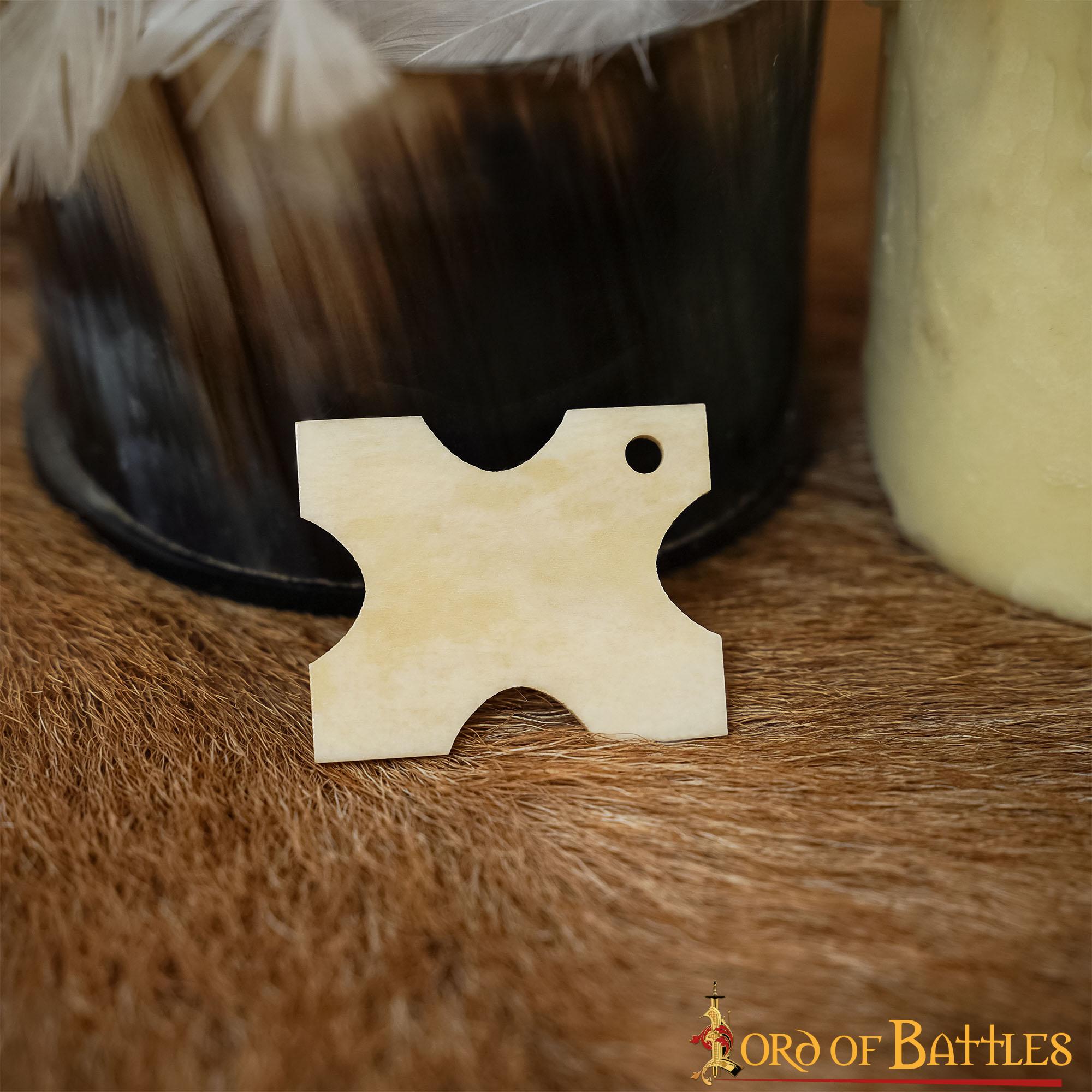 Enrollador de Hilo Vikingo de Hueso de Buey Pulido - Herramienta Tradicional Nórdica para Hilos - Imagen 10