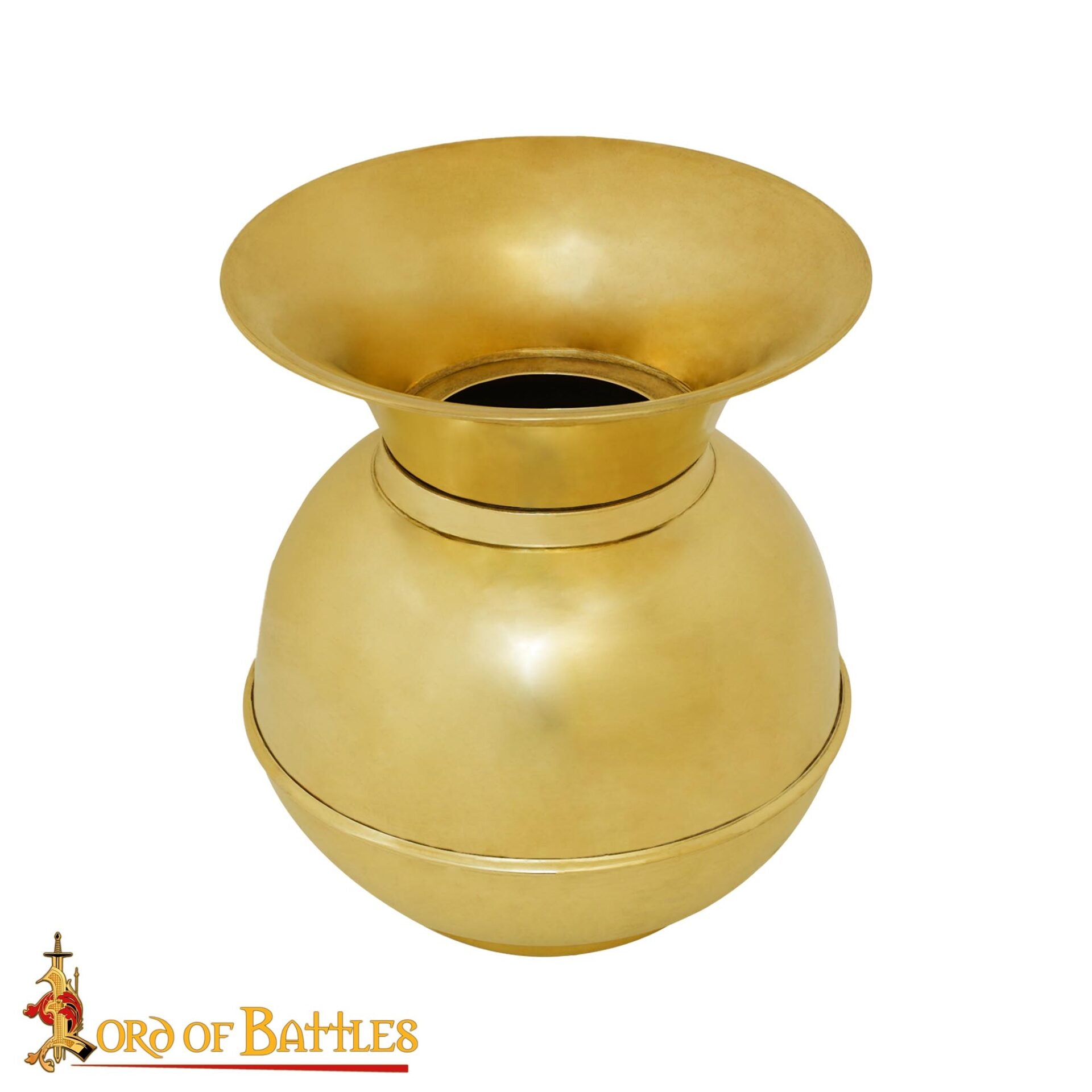 Escupidera Vintage de Latón Macizo - Imagen 2