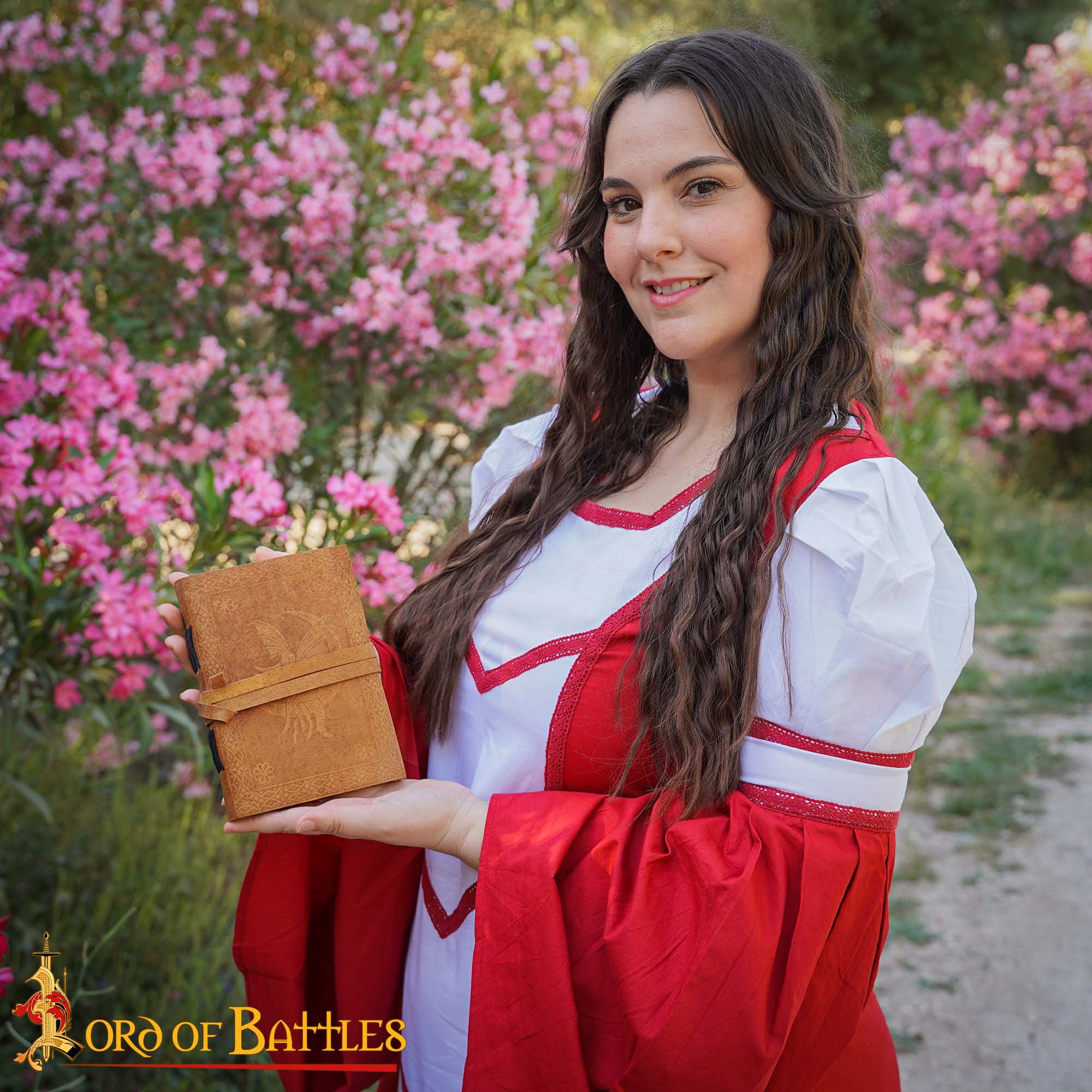 Diario Medieval de Piel Auténtica Hecho a Mano - Imagen 3