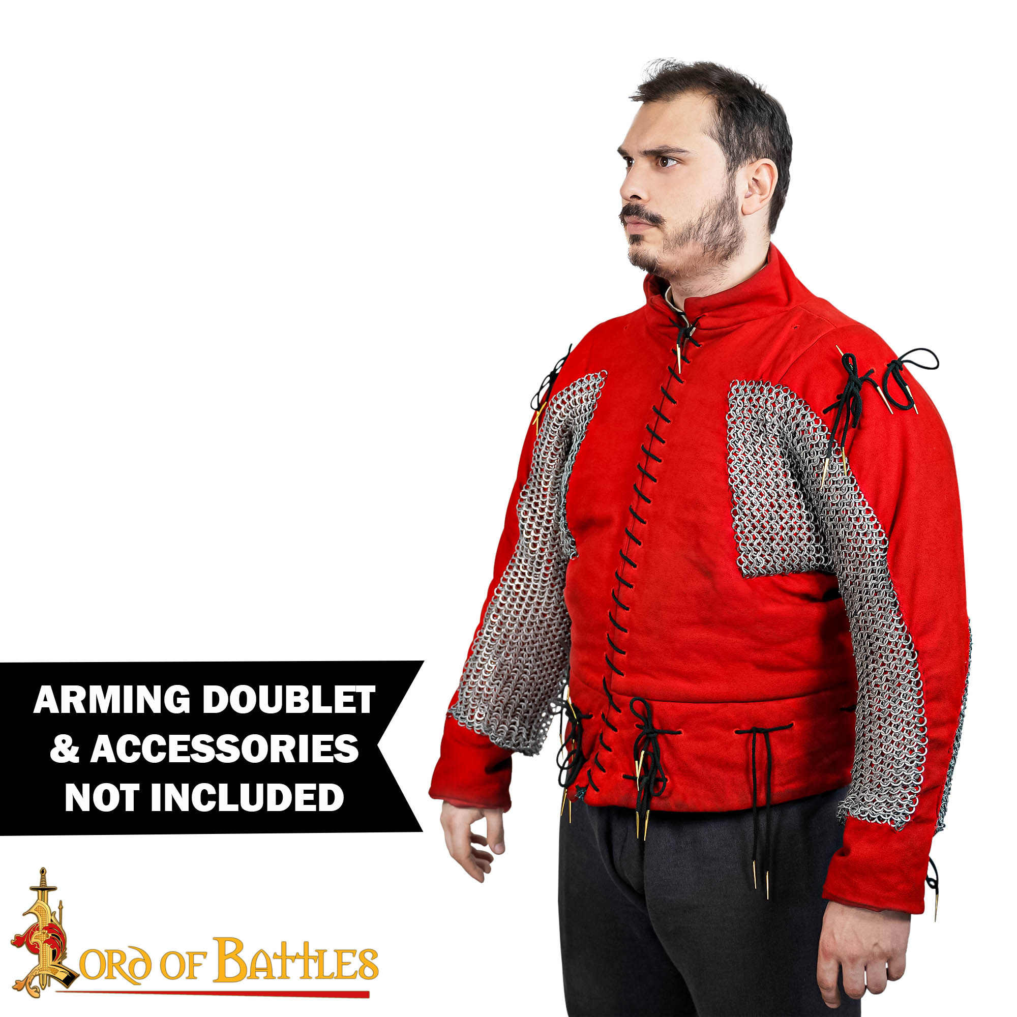 Anillas de Cota de Malla - Anillo Redondo Remachado de 8 Mm - Calibre 18, Acero Dulce, Natural - Ideal para Larp, Cosplay y Reenactments - Imagen 4